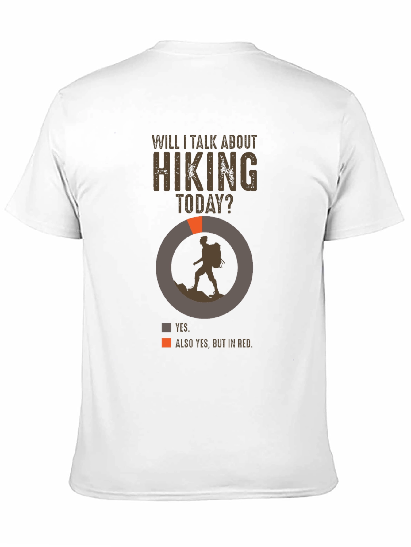 Hiking Talk T-Shirt - Yes Always Hiking!