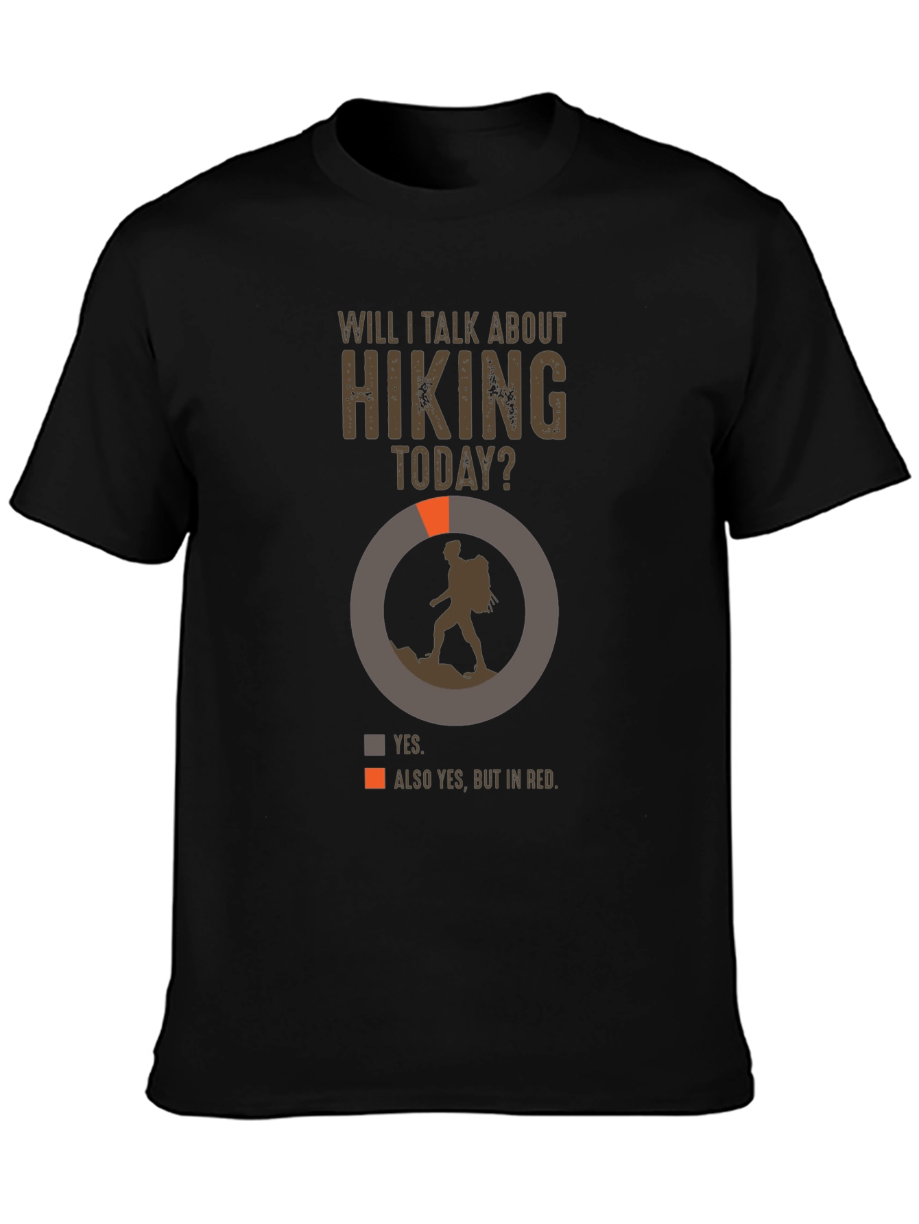 Hiking Talk T-Shirt - Yes Always Hiking!