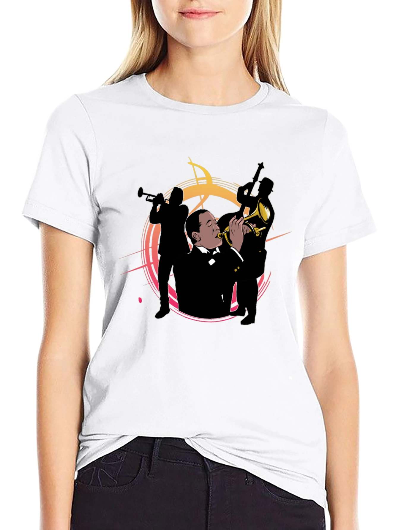 Jazz Musicians Black T-Shirt