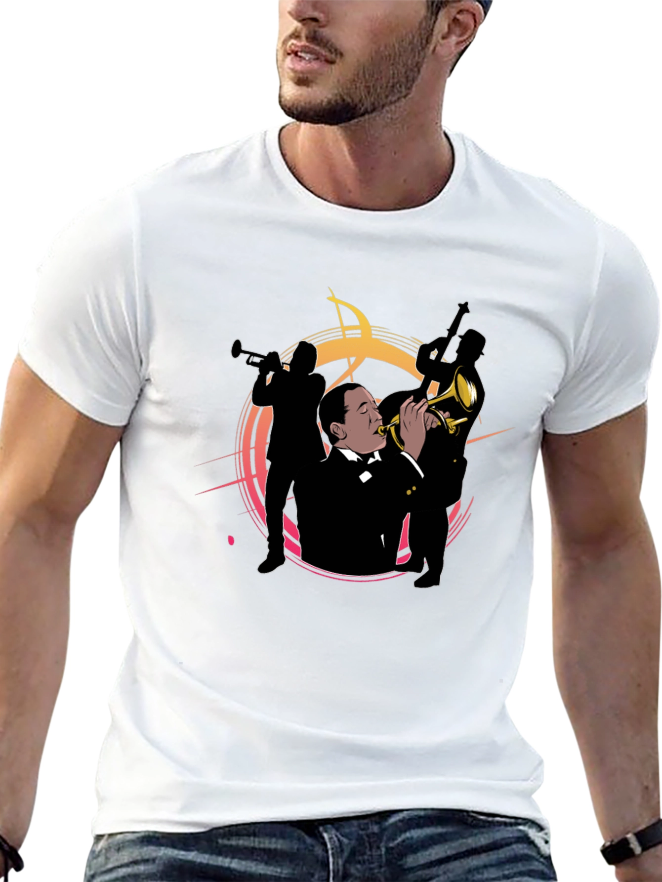 Jazz Musicians Black T-Shirt