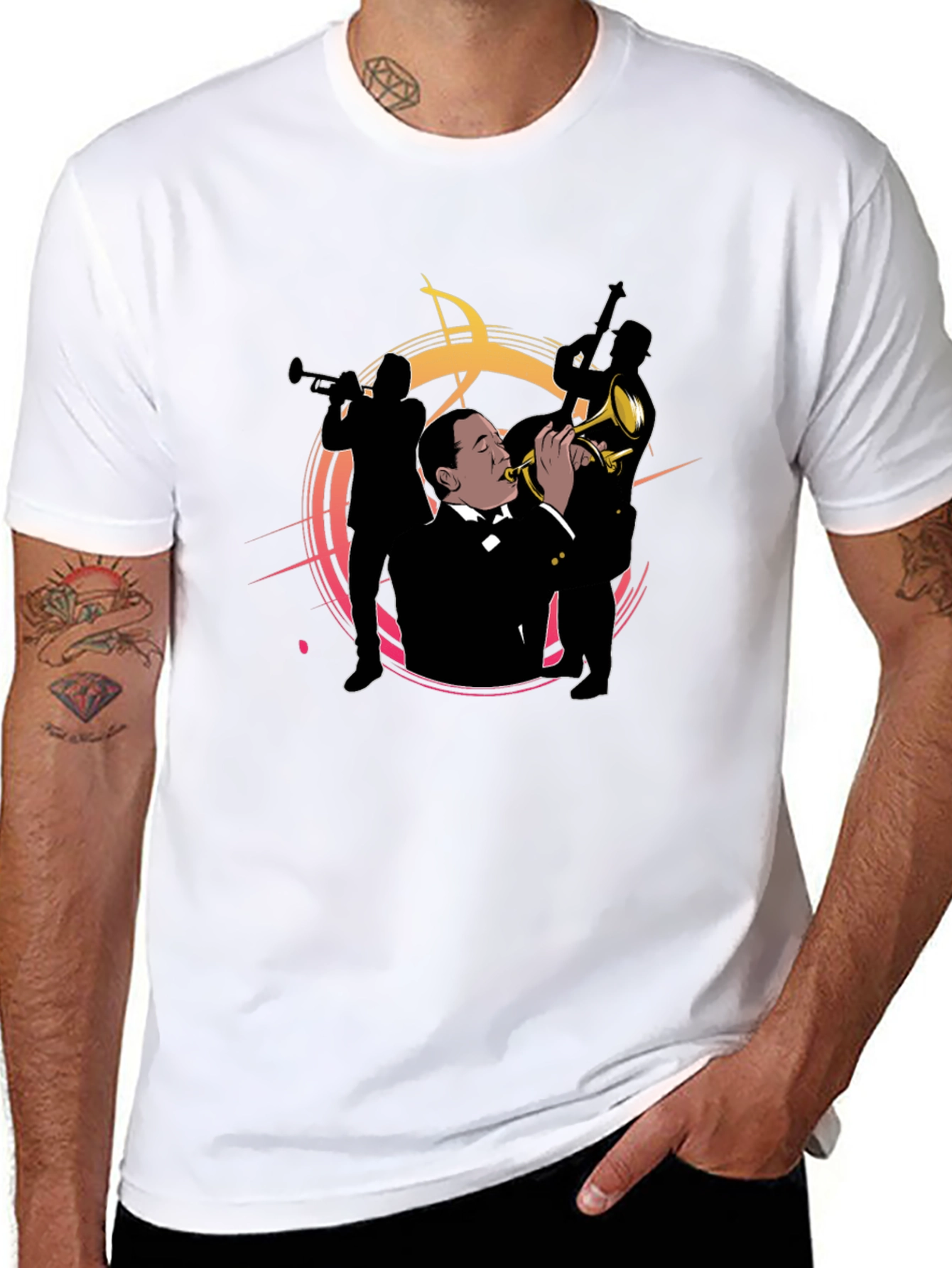 Jazz Musicians Black T-Shirt