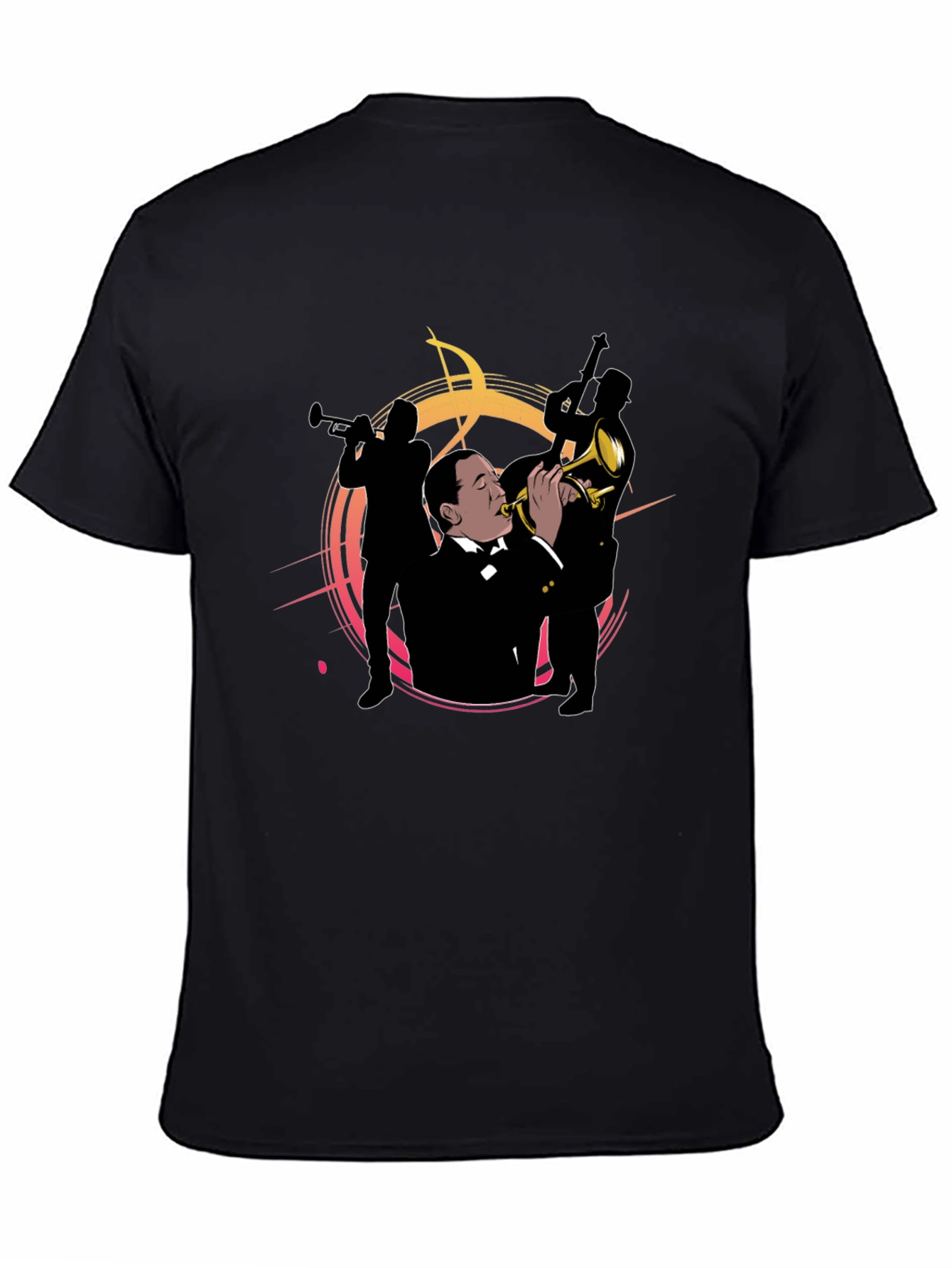 Jazz Musicians Black T-Shirt