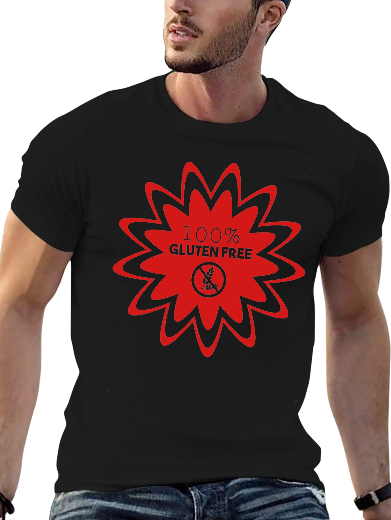 Gluten Free Black T-Shirt