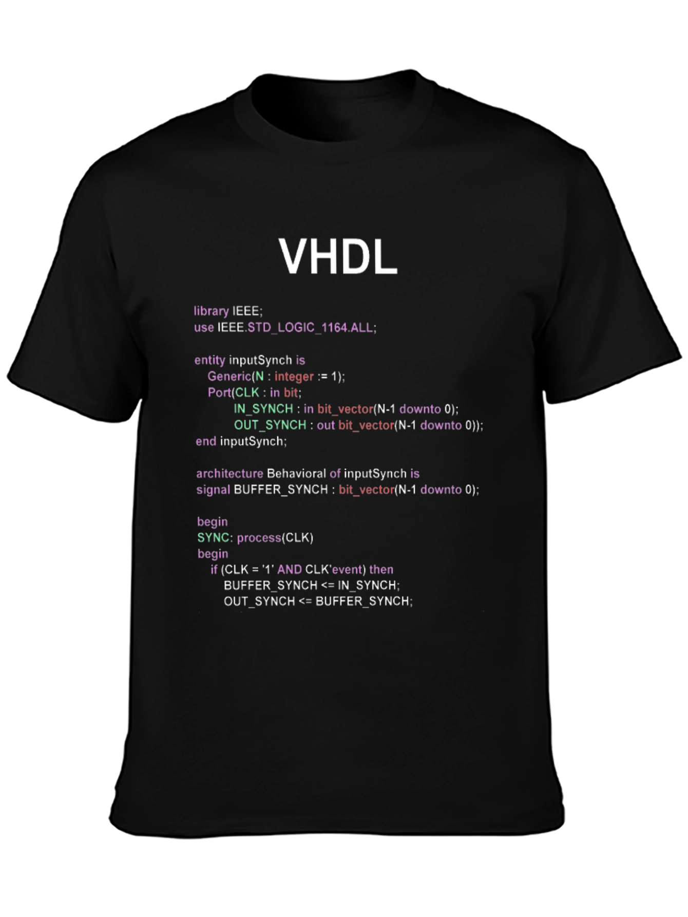 VHDL Code T-Shirt - Programmer Gift