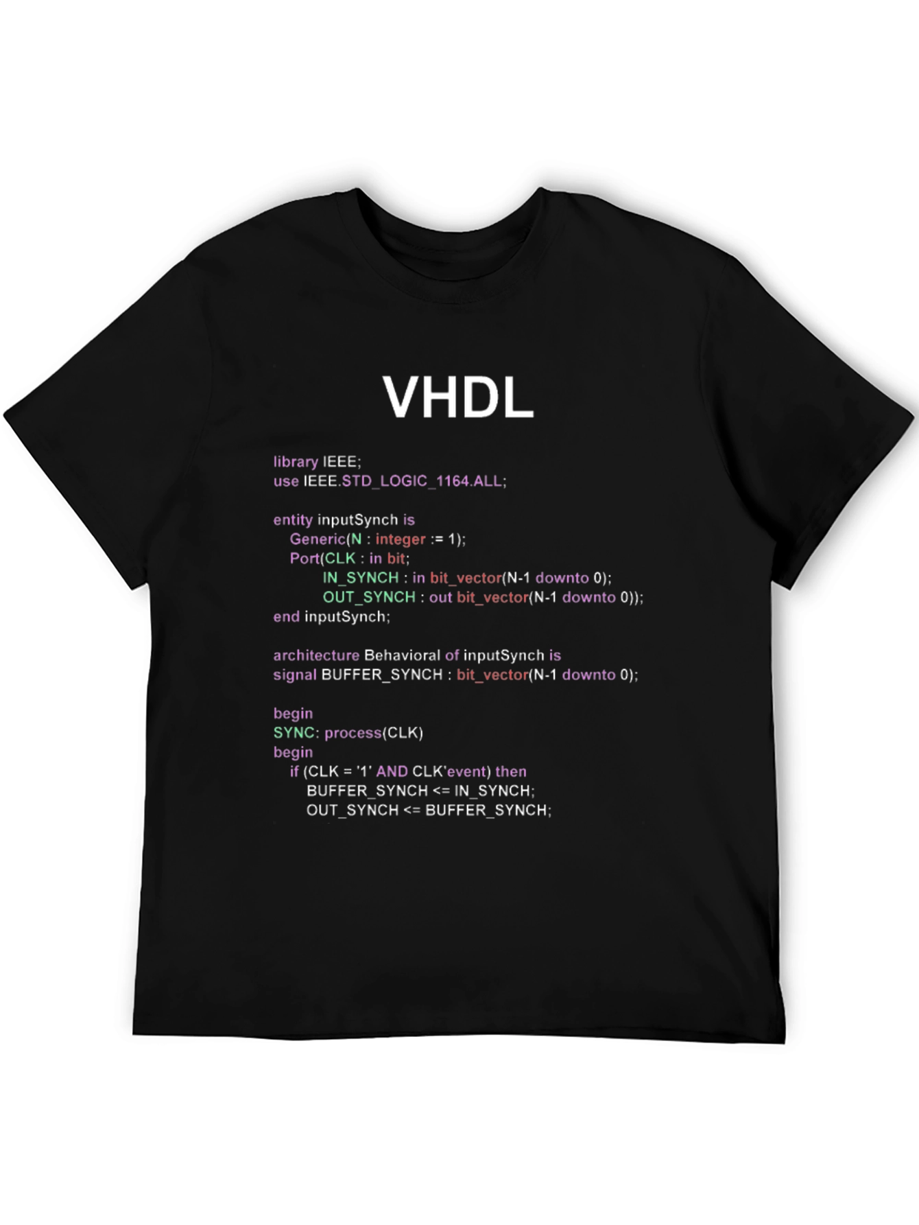 VHDL Code T-Shirt - Programmer Gift