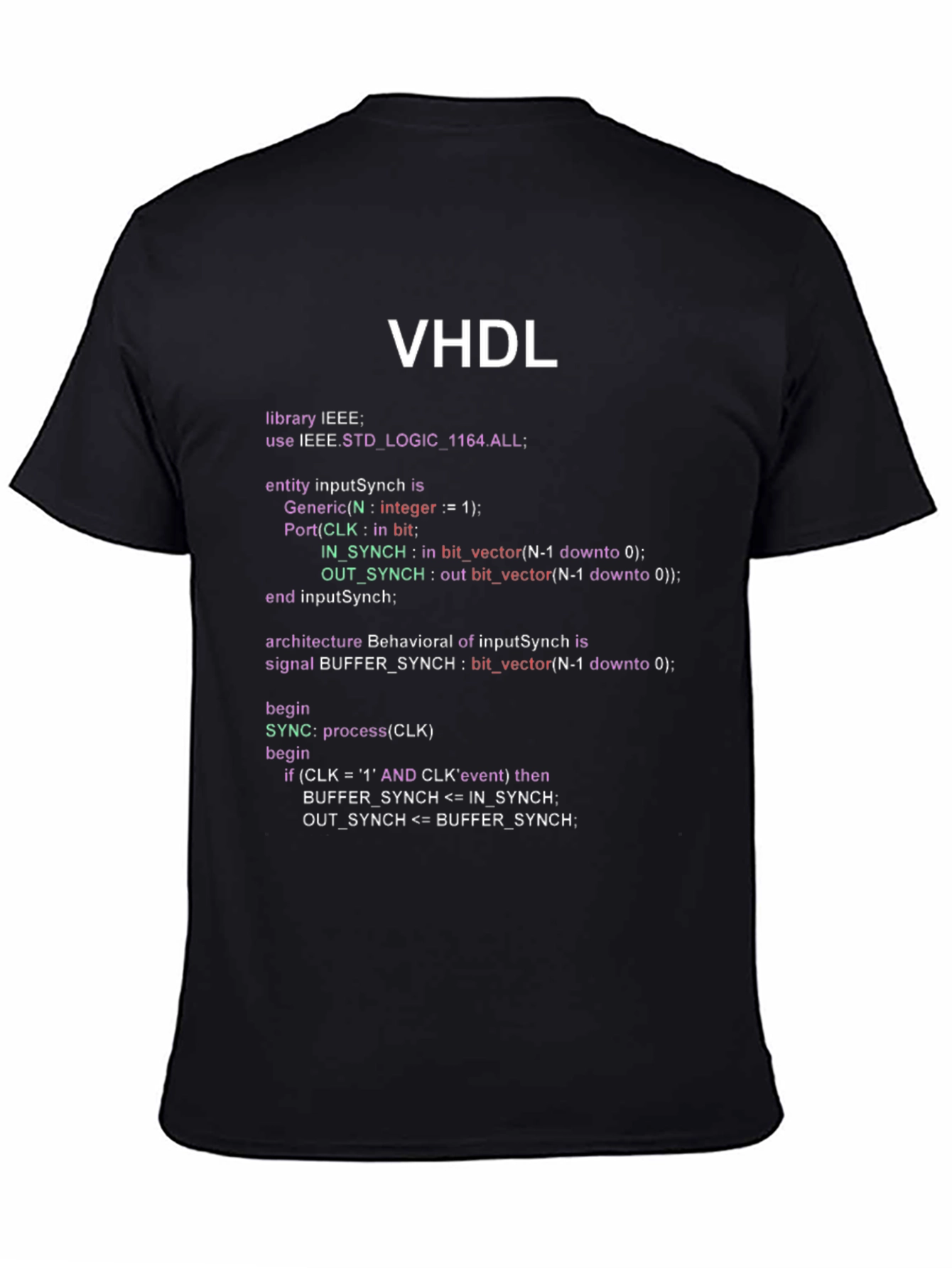 VHDL Code T-Shirt - Programmer Gift