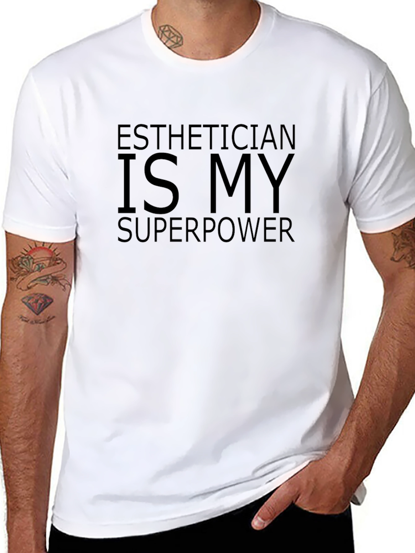 Esthetician Superpower Black T-Shirt