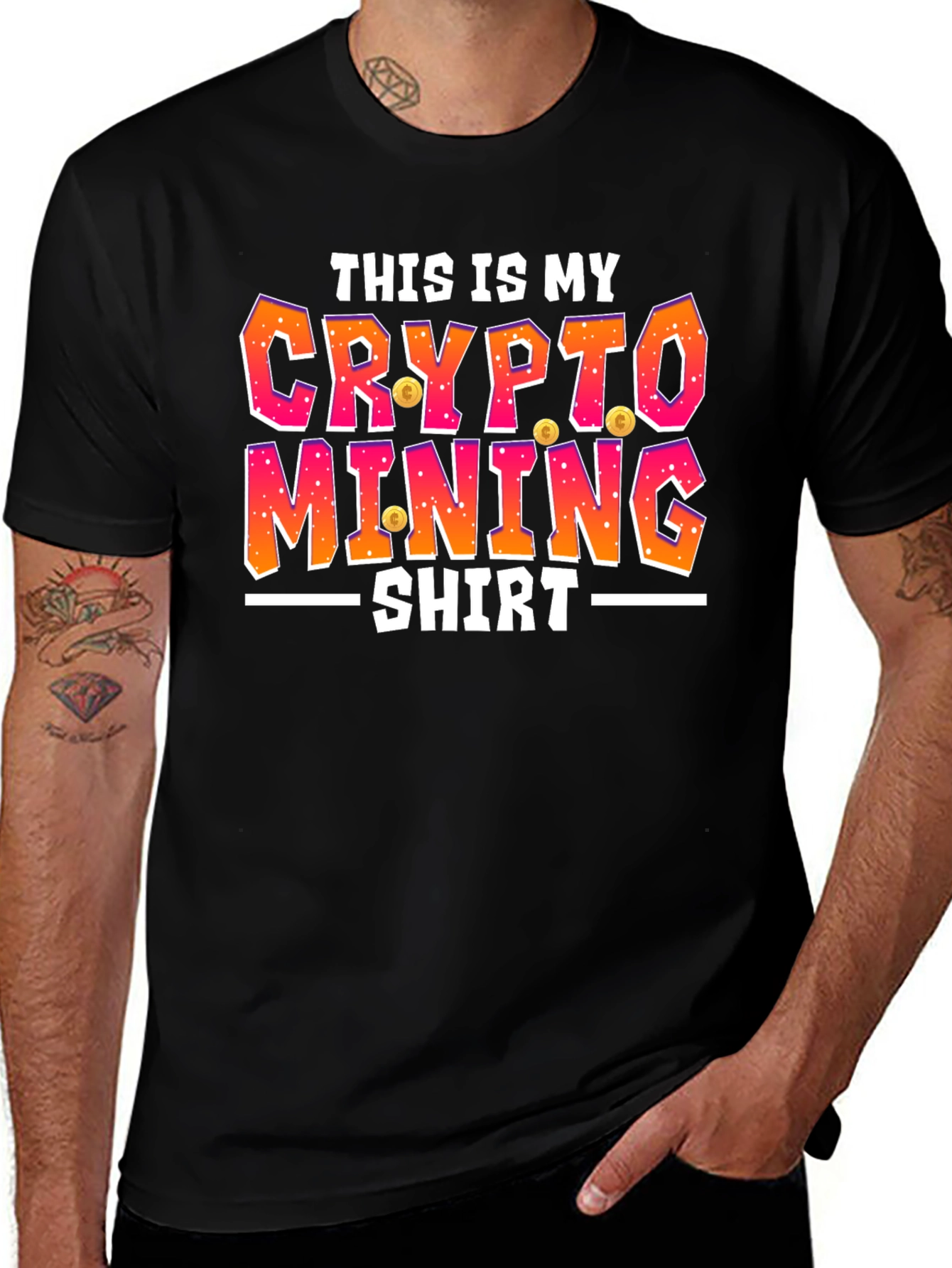 Crypto Mining Shirt - Funny Bitcoin T-Shirt