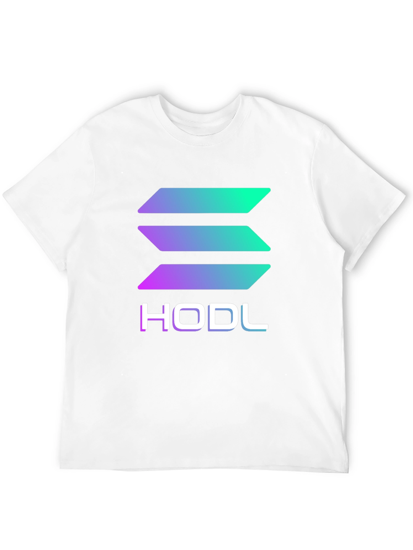 Solana HODL Crypto T-Shirt - Black