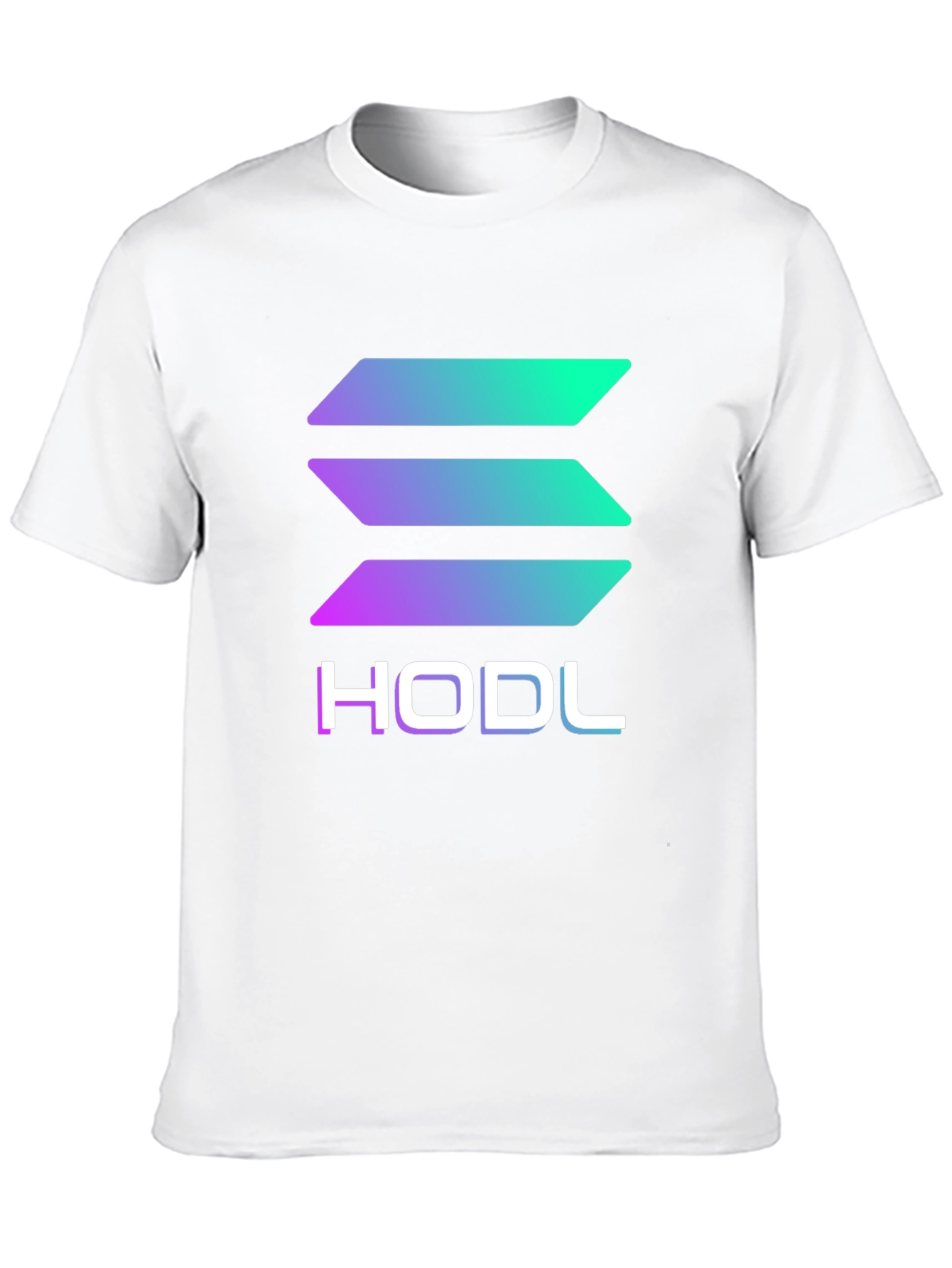 Solana HODL Crypto T-Shirt - Black