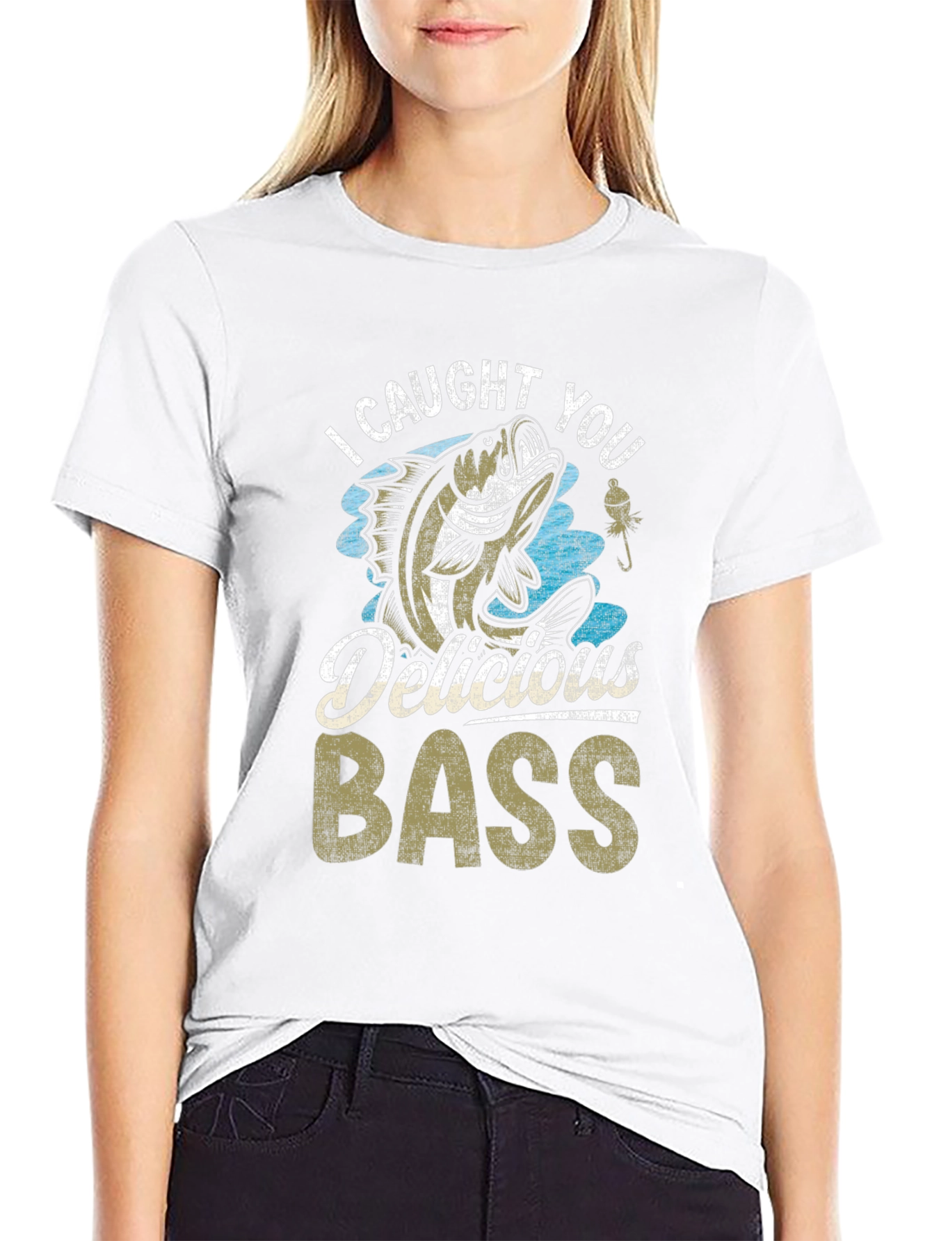 I Caught You Delicious Bass Fishing T-Shirt