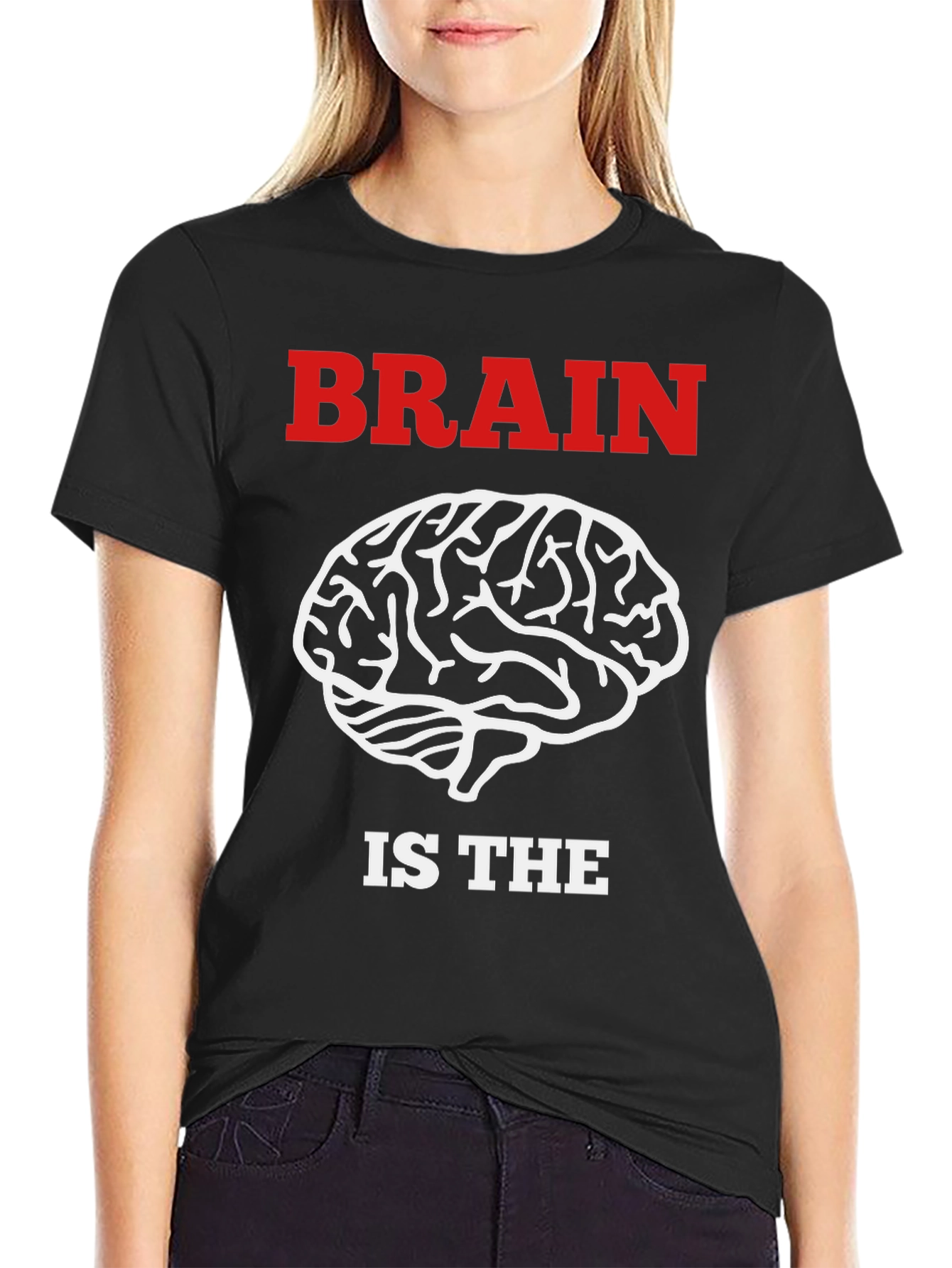 Brain Is The Muscle T-Shirt - Funny Smart Design
