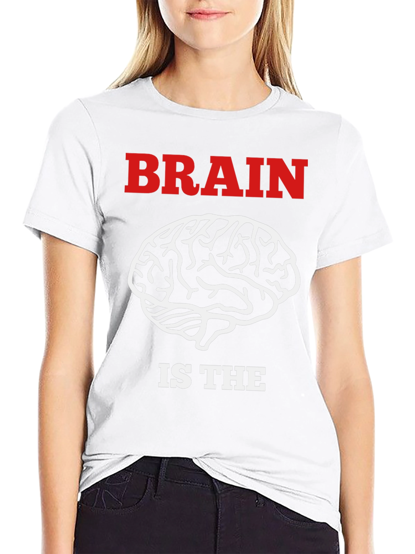 Brain Is The Muscle T-Shirt - Funny Smart Design