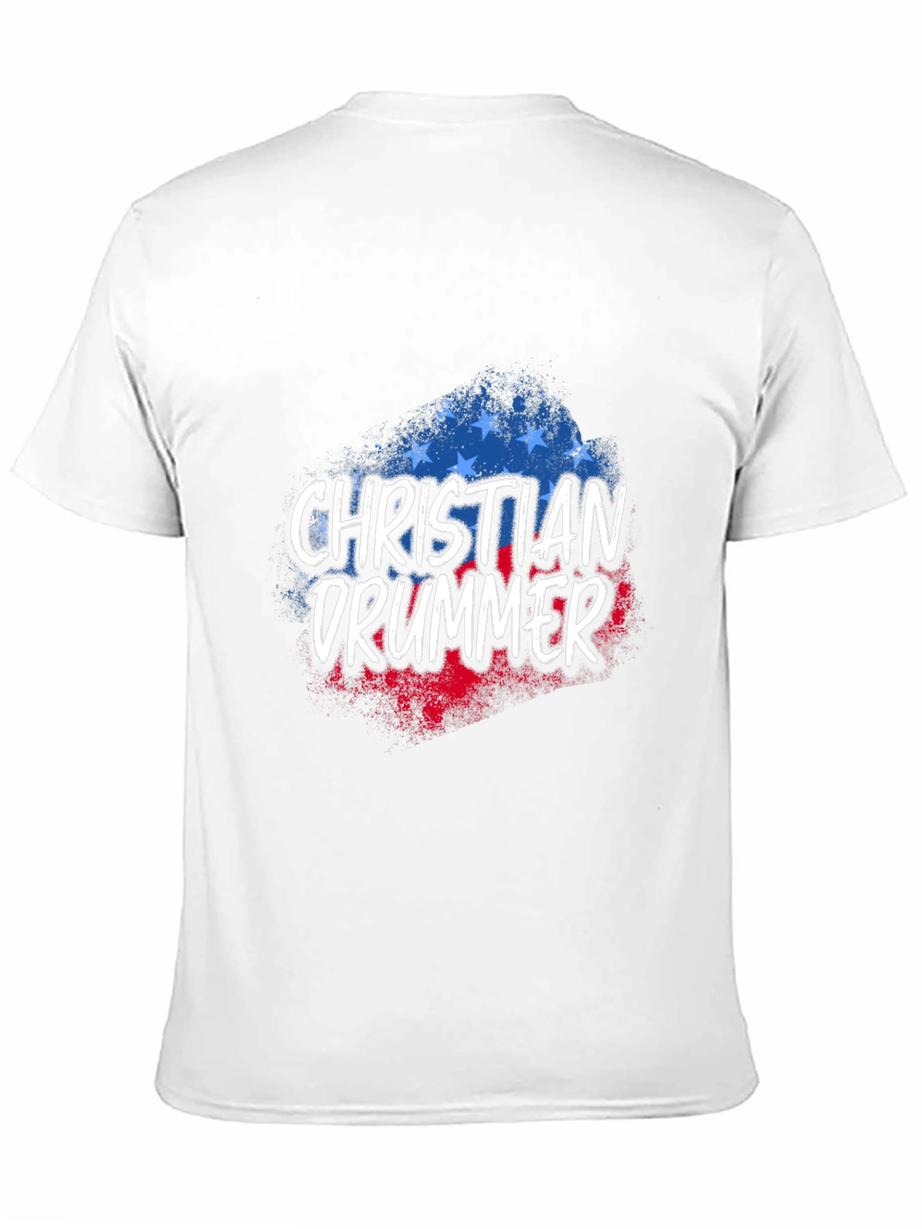 Christian Drummer Patriotic T-Shirt