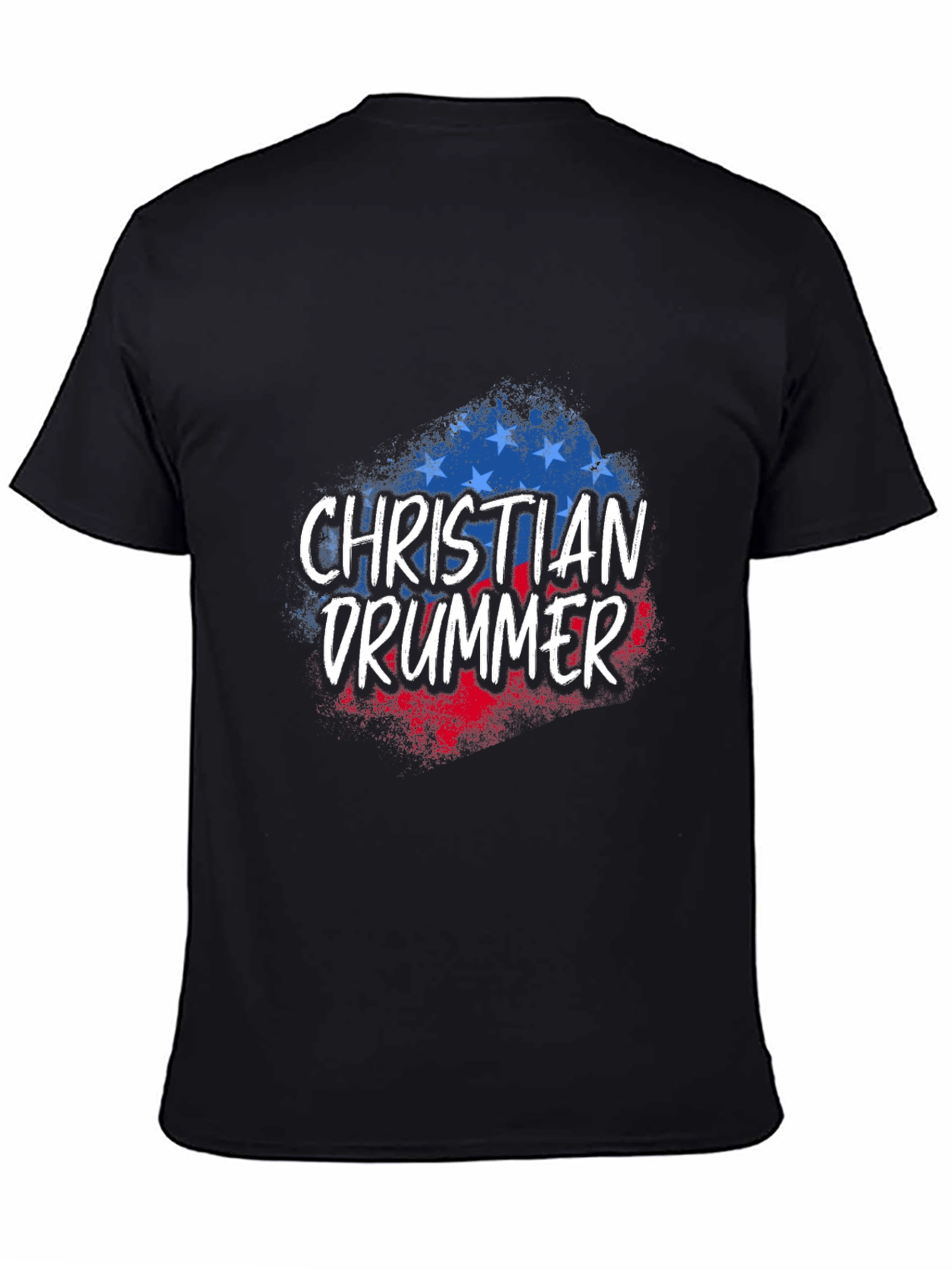 Christian Drummer Patriotic T-Shirt