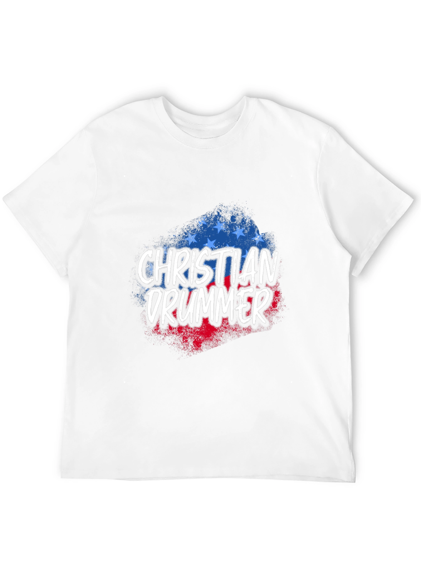 Christian Drummer Patriotic T-Shirt