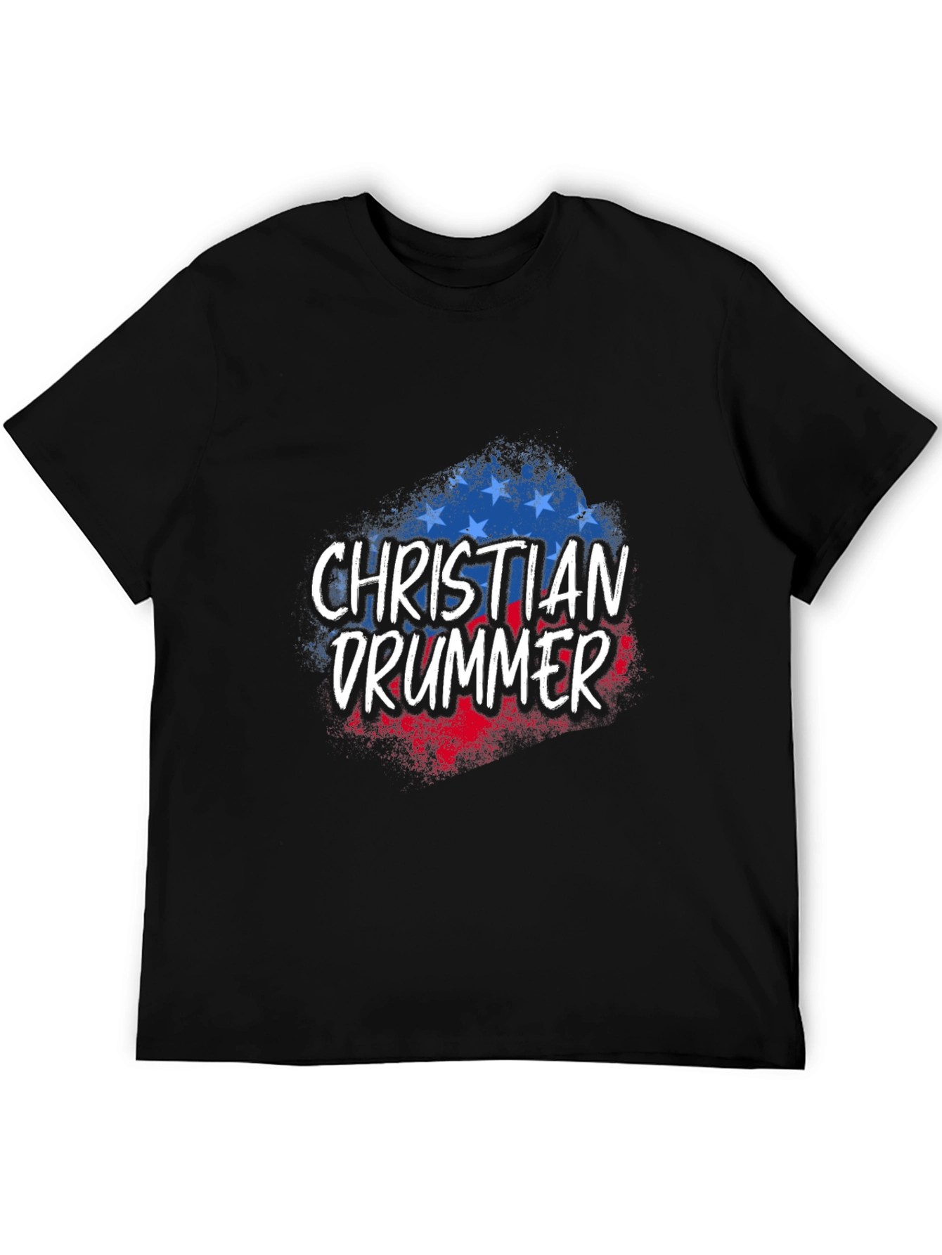 Christian Drummer Patriotic T-Shirt