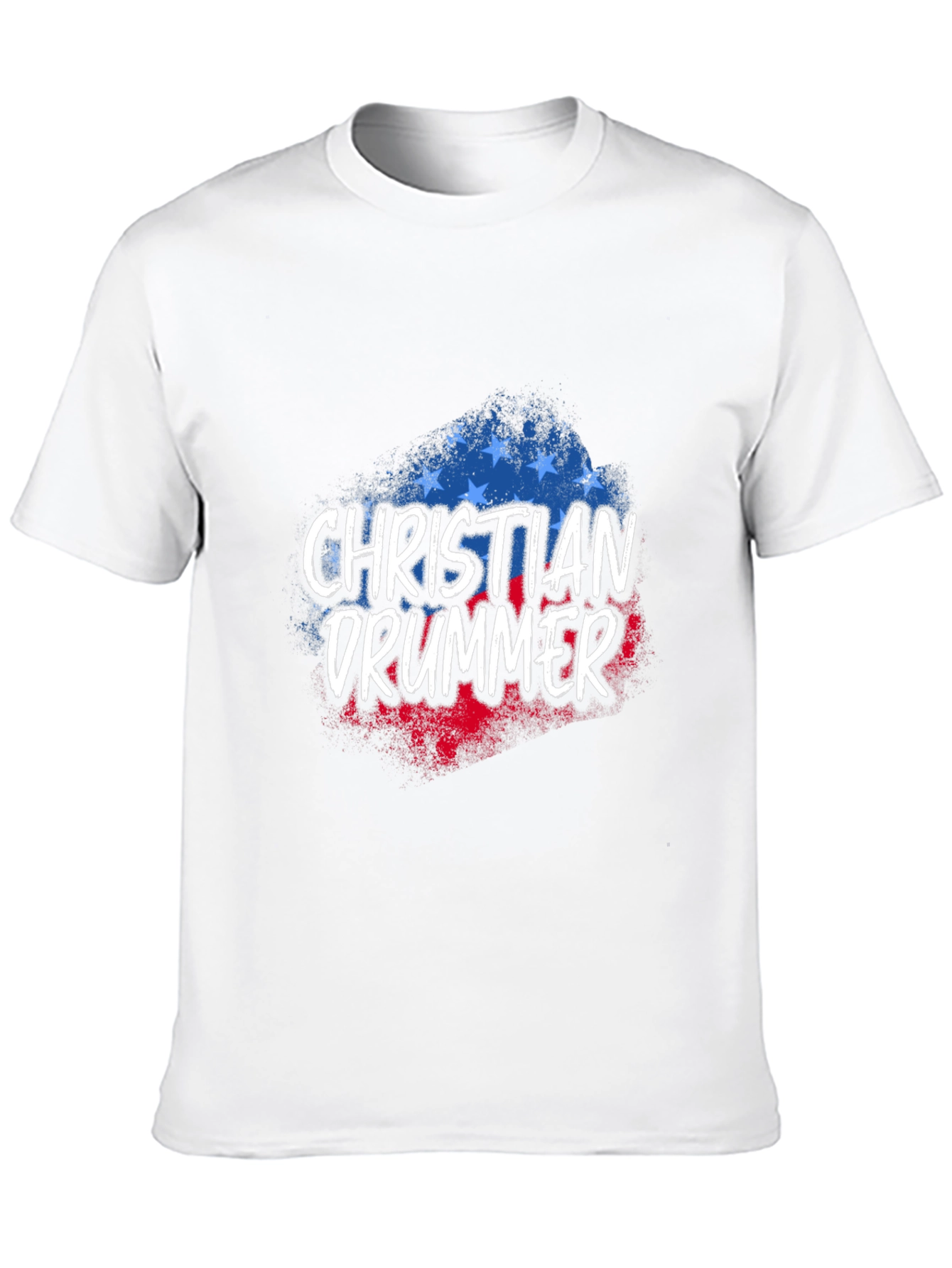 Christian Drummer Patriotic T-Shirt