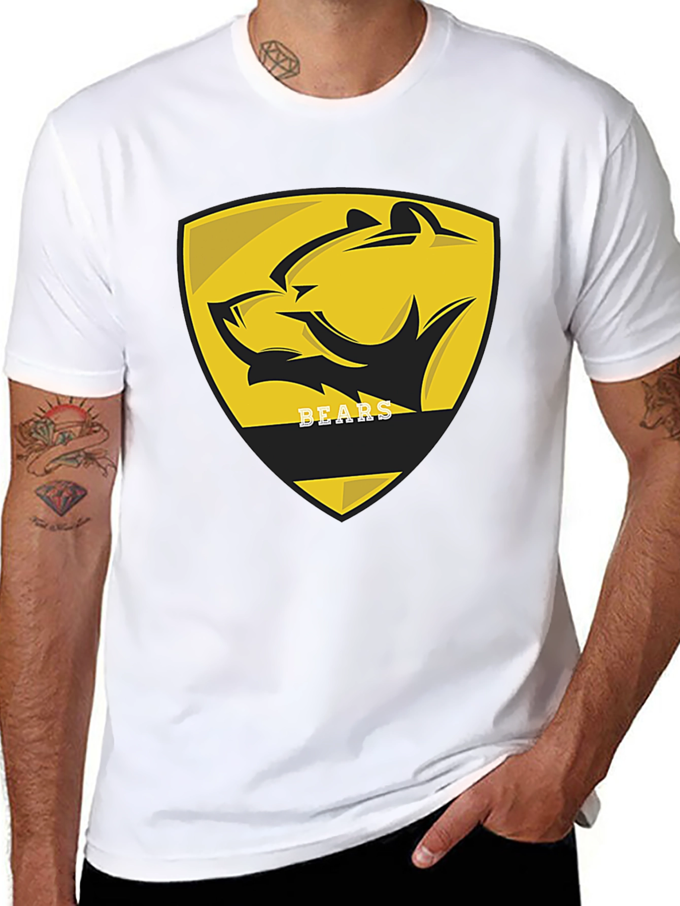 Black Bears Graphic Tee - Mens Short Sleeve