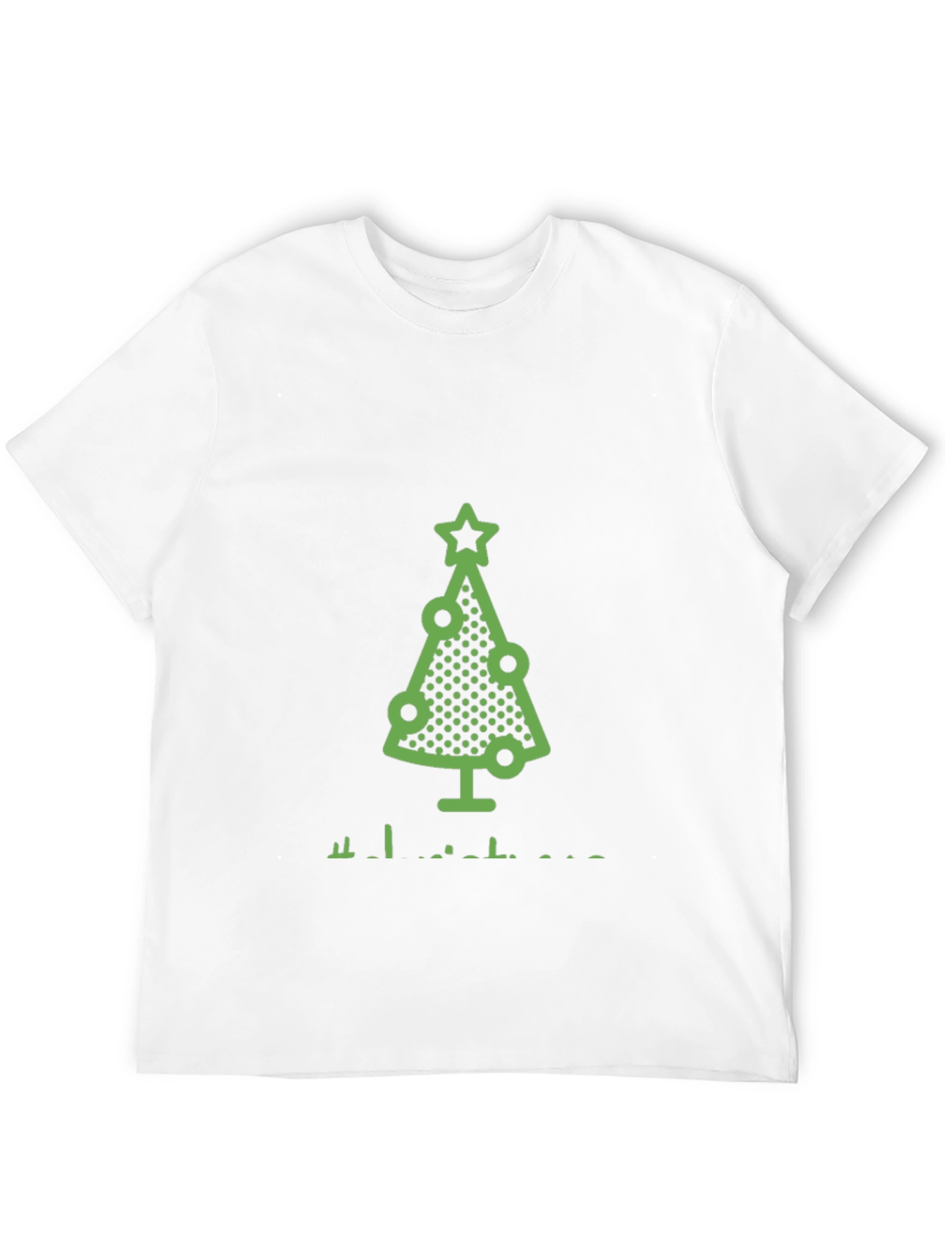 Festive Christmas Tree Graphic Tee - Holiday Style