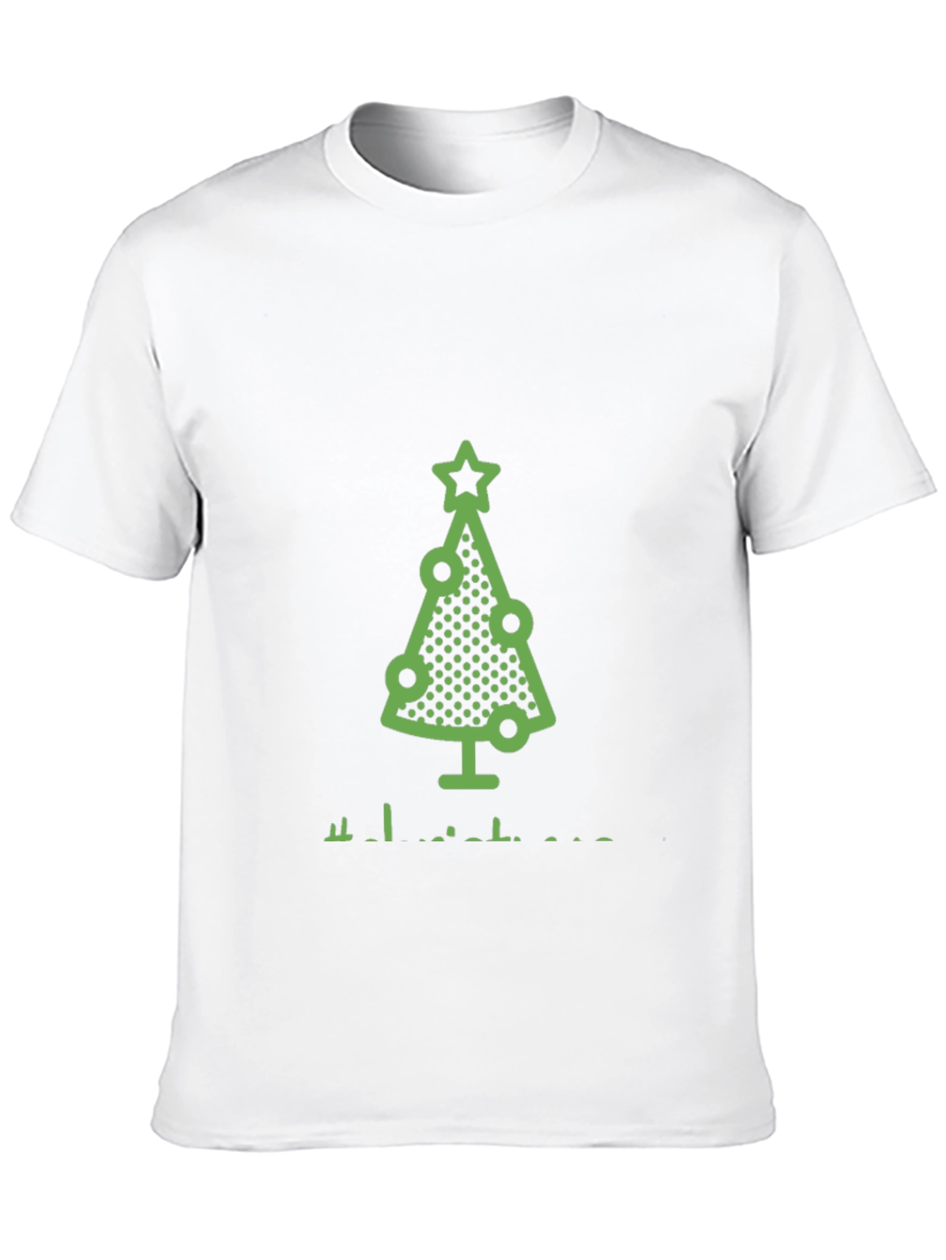 Festive Christmas Tree Graphic Tee - Holiday Style