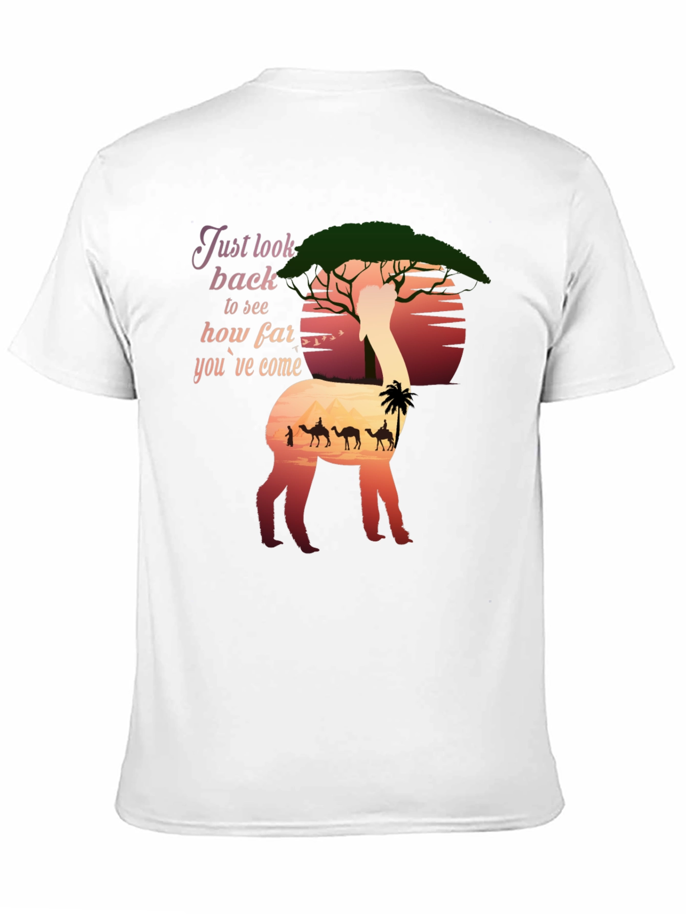 Alpaca Sunset T-Shirt - Desert Caravan Graphic Tee