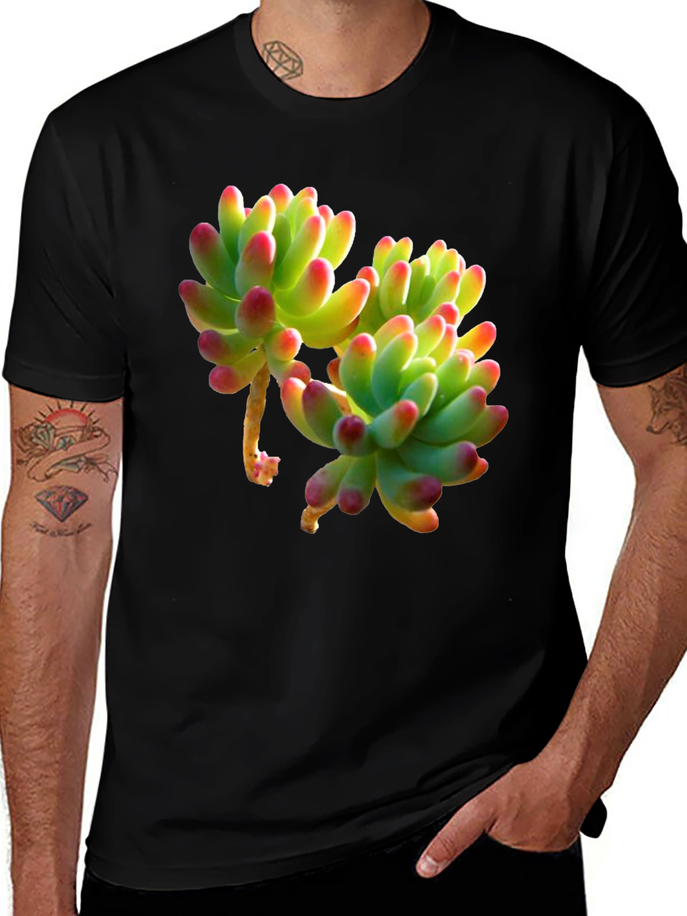 Succulent Graphic Tee - Stylish Plant Lover Shirt