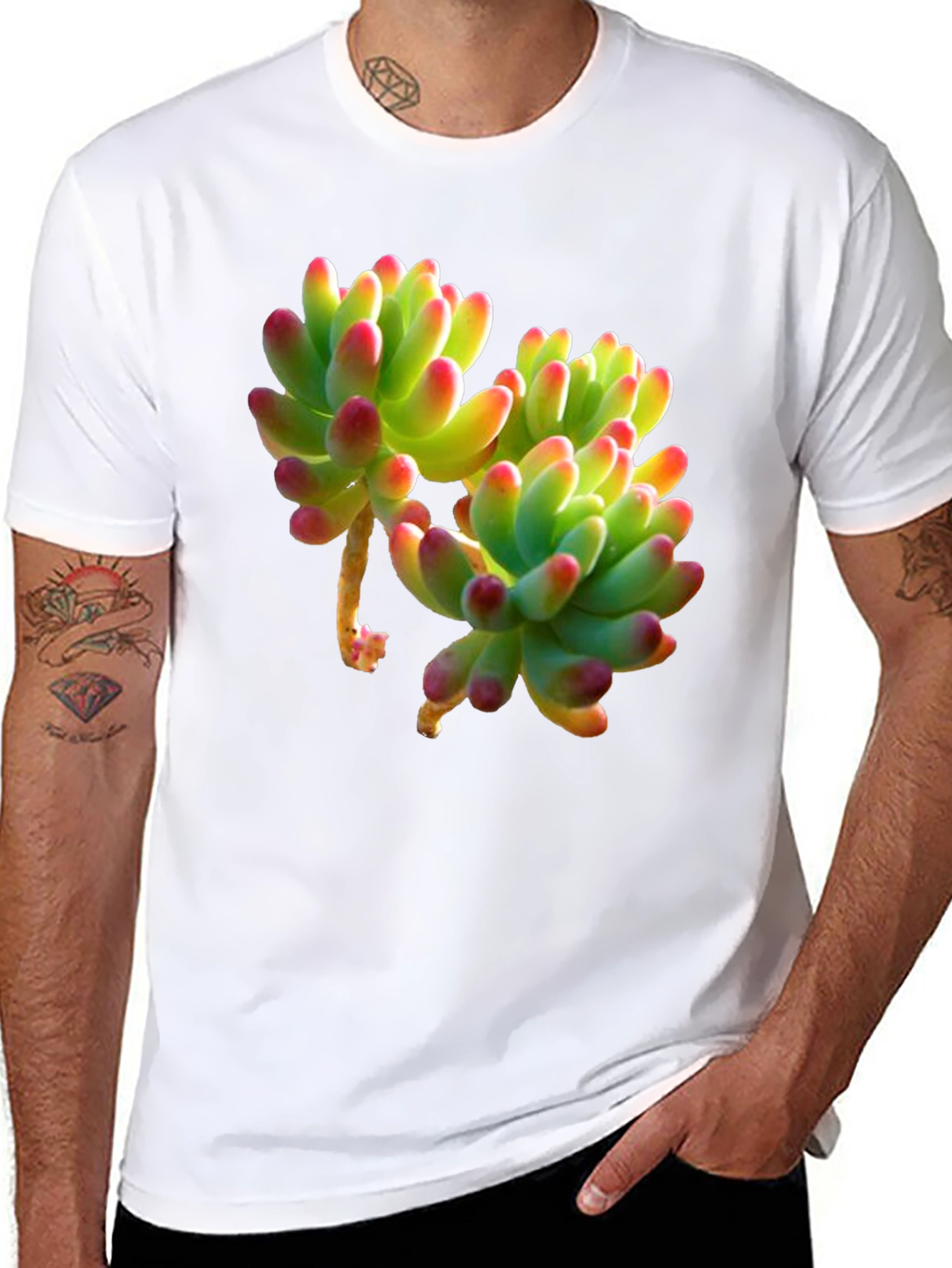 Succulent Graphic Tee - Stylish Plant Lover Shirt