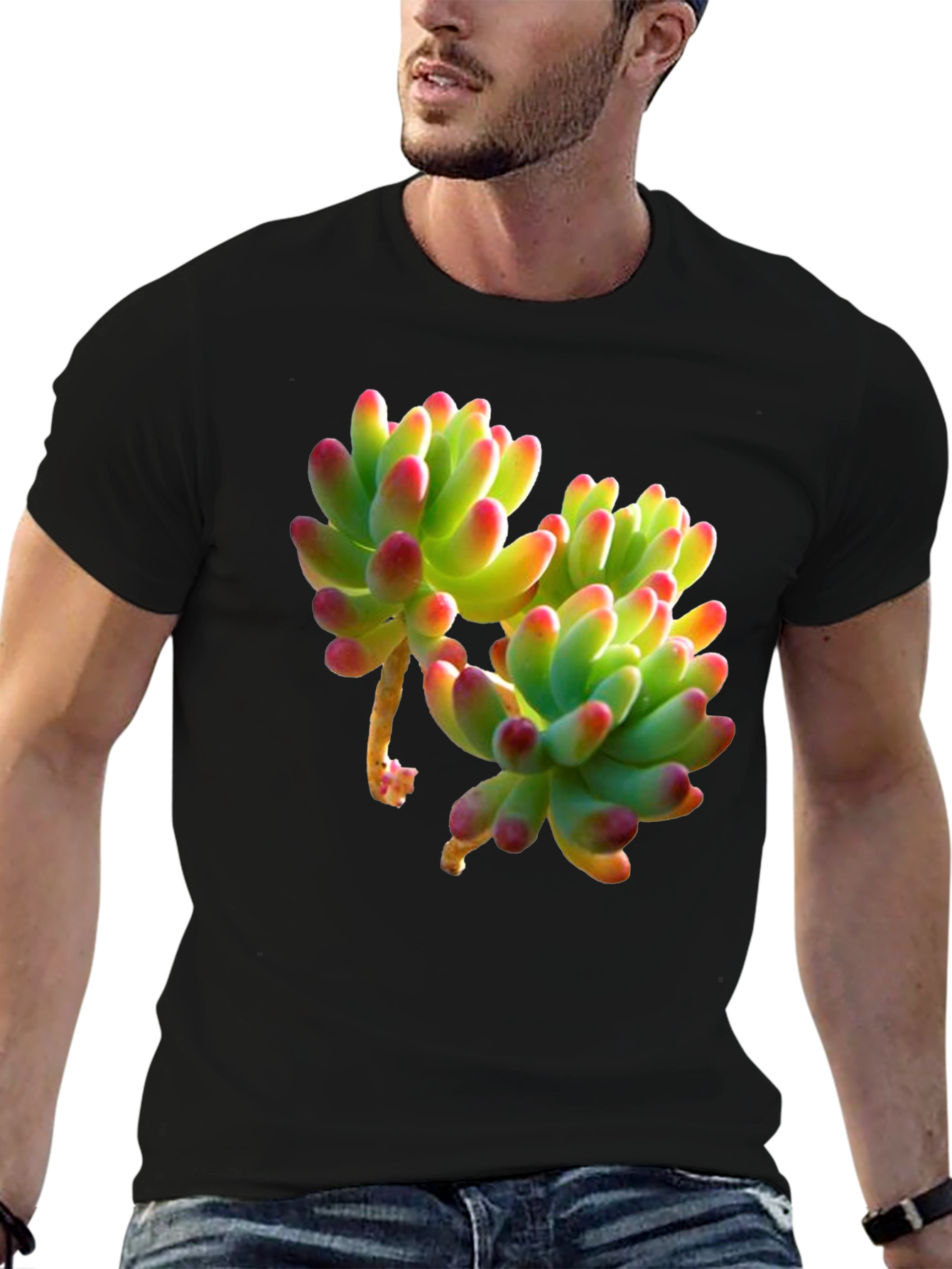 Succulent Graphic Tee - Stylish Plant Lover Shirt