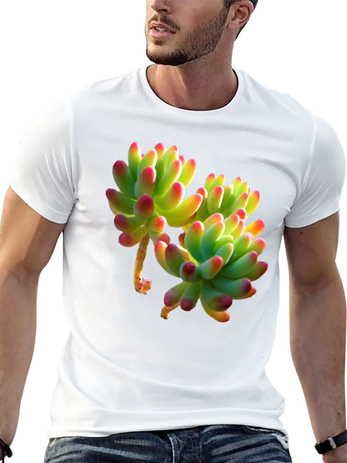 Succulent Graphic Tee - Stylish Plant Lover Shirt