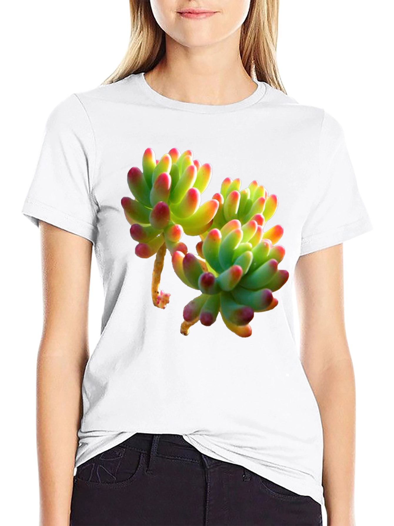 Succulent Graphic Tee - Stylish Plant Lover Shirt