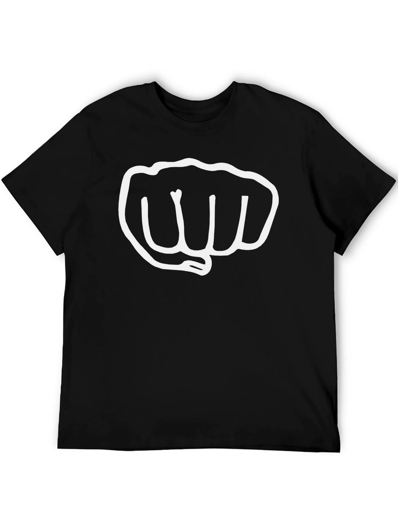 Fist Graphic Black T-Shirt - Bold Style
