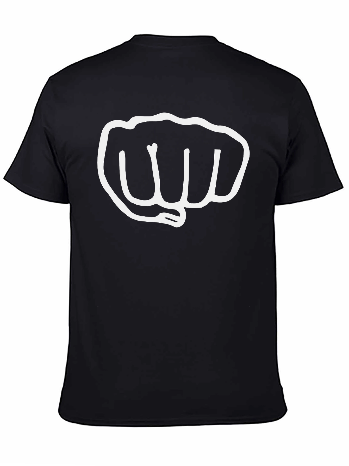 Fist Graphic Black T-Shirt - Bold Style