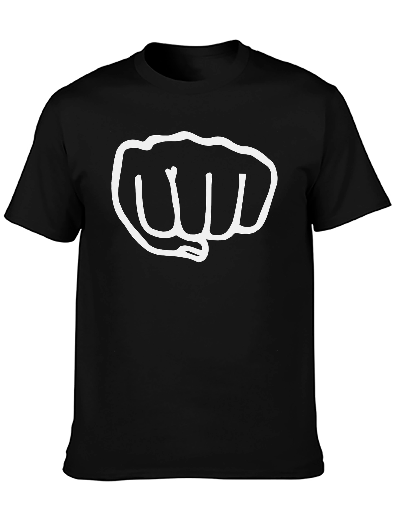 Fist Graphic Black T-Shirt - Bold Style