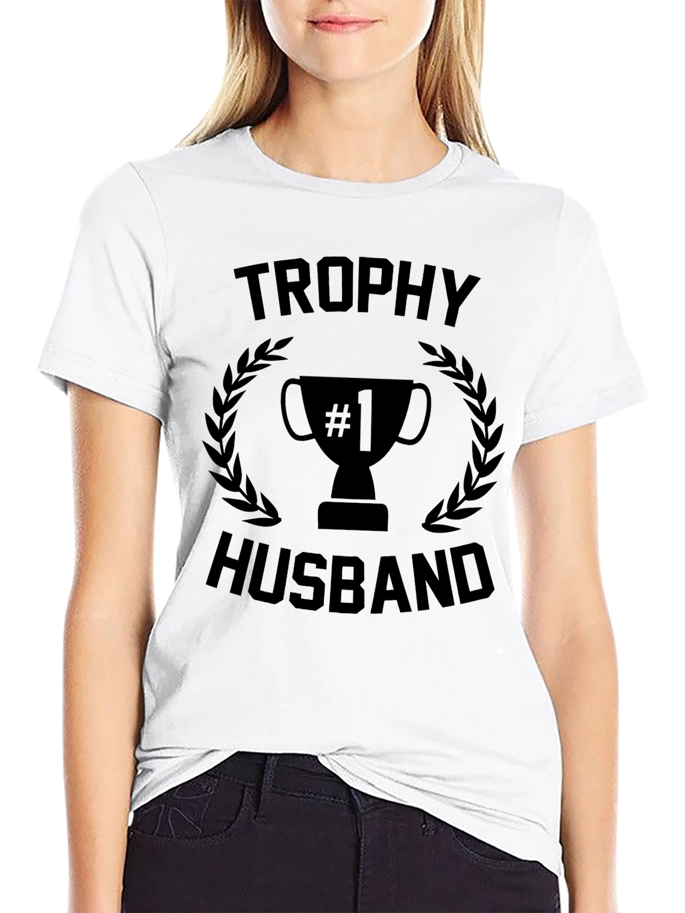 Trophy Husband T-Shirt: #1 Husband Graphic Tee