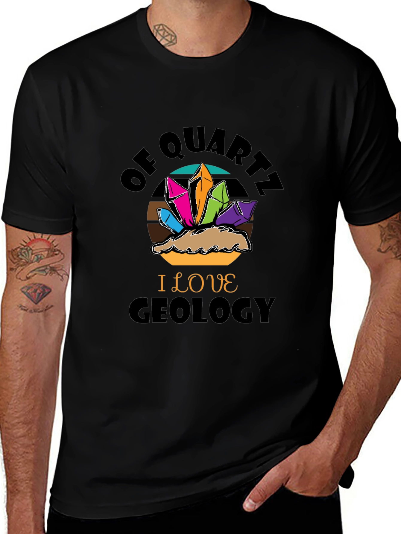 Geology Lover T-Shirt - Of Quartz I Love Geology