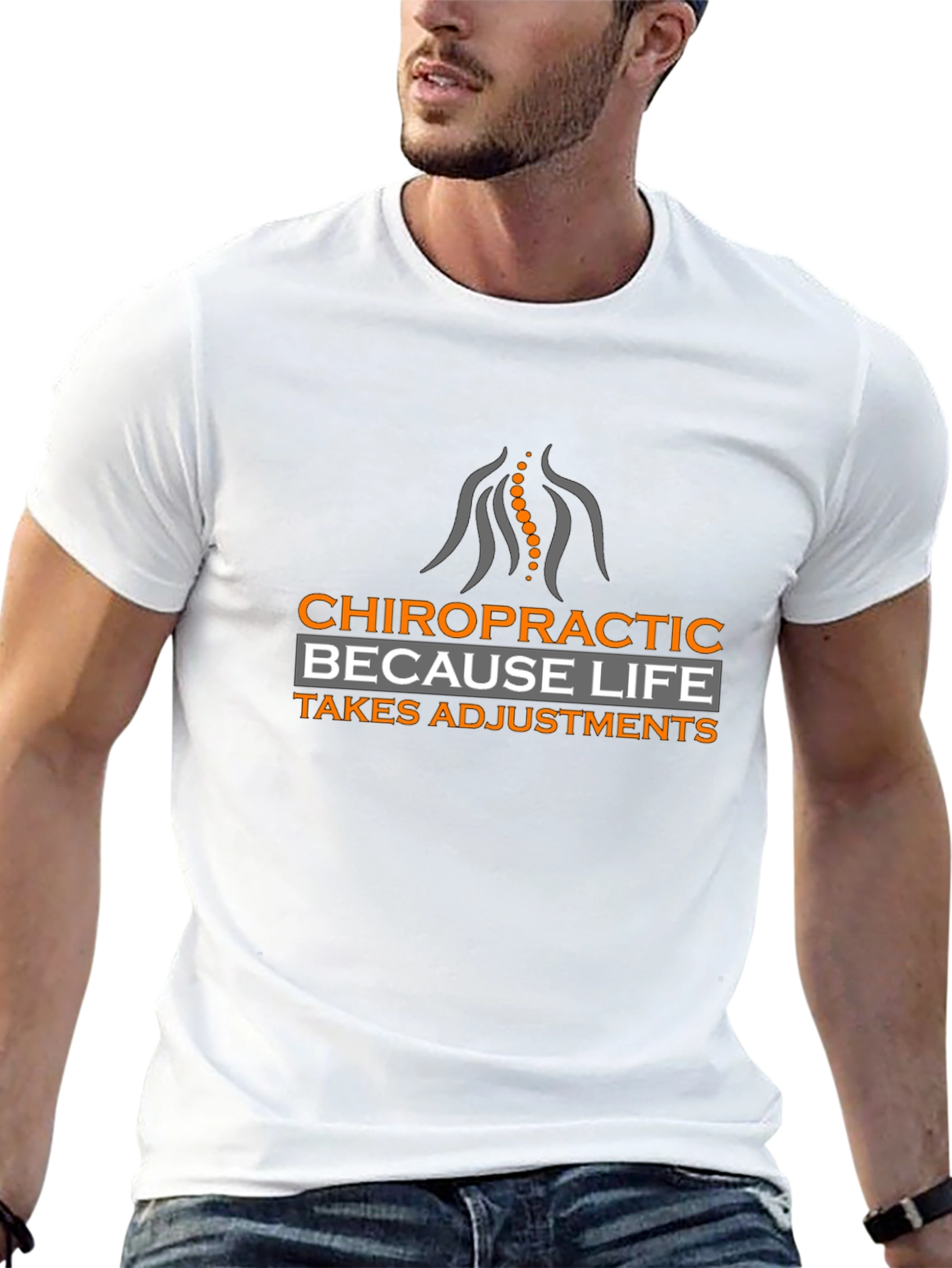 Chiropractic Adjustment Tee - Because Life Takes Adjustments!