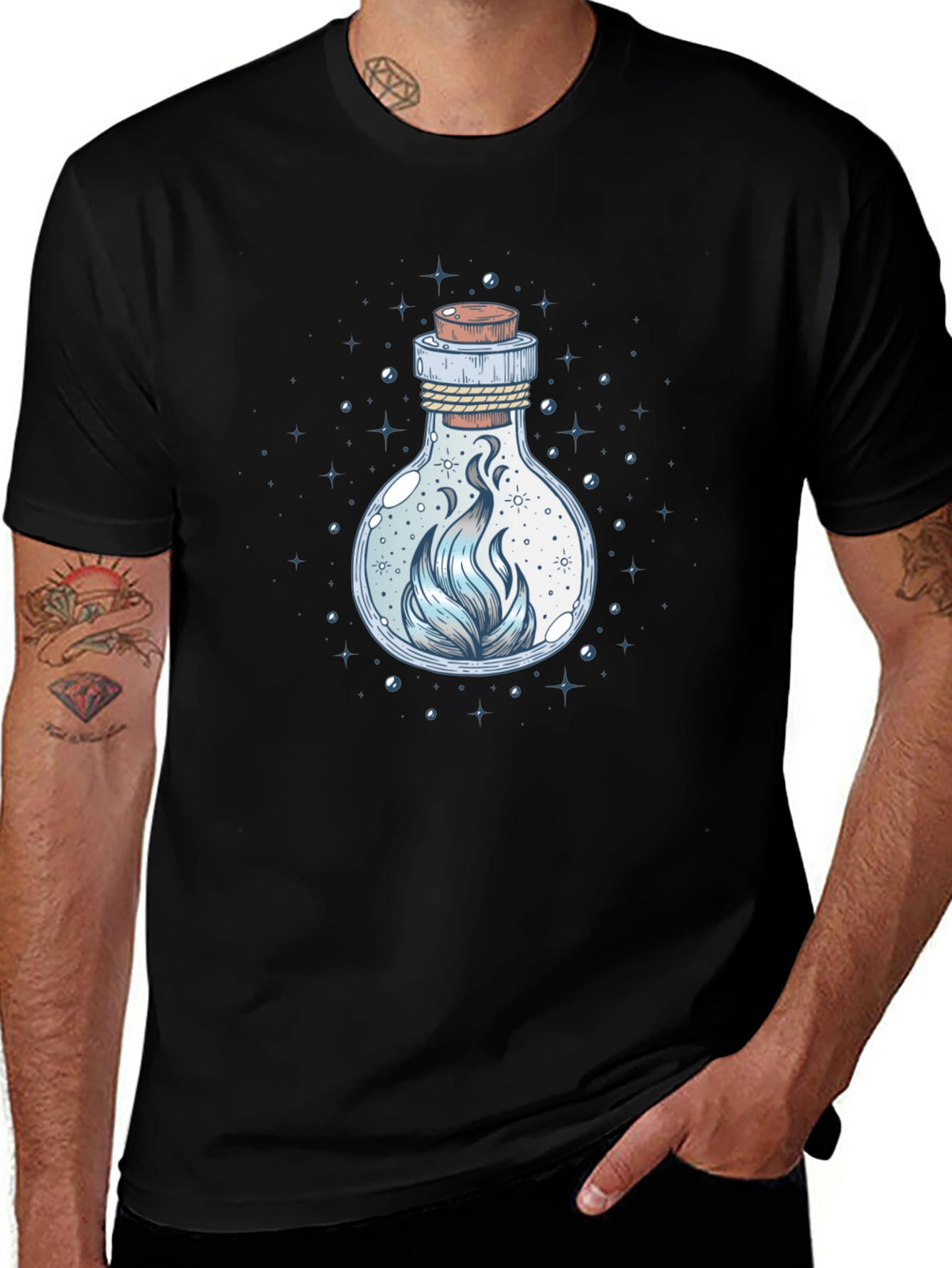Magic Potion Graphic Tee - Unisex Black T-Shirt
