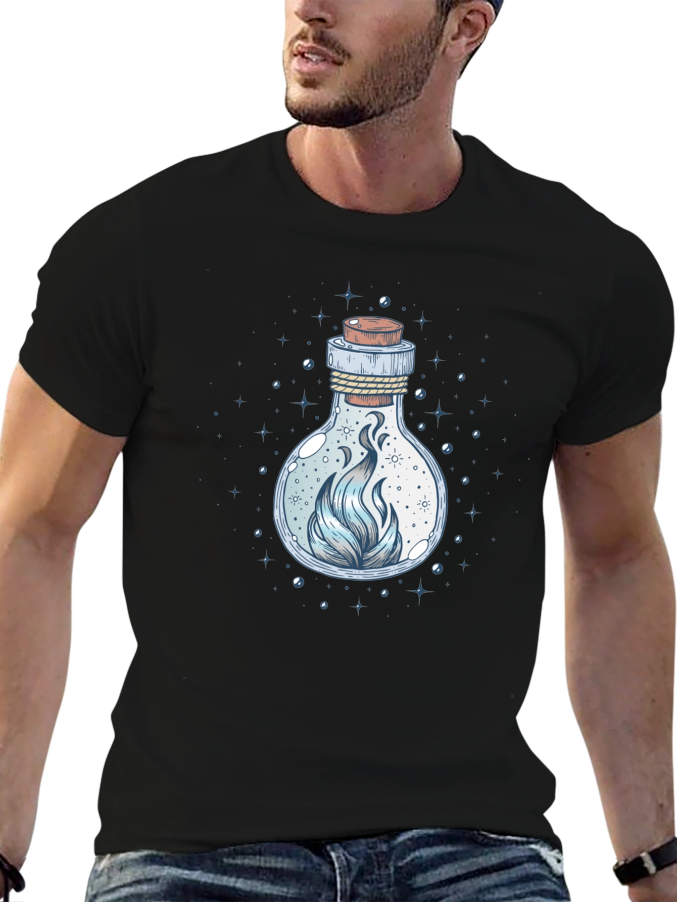 Magic Potion Graphic Tee - Unisex Black T-Shirt