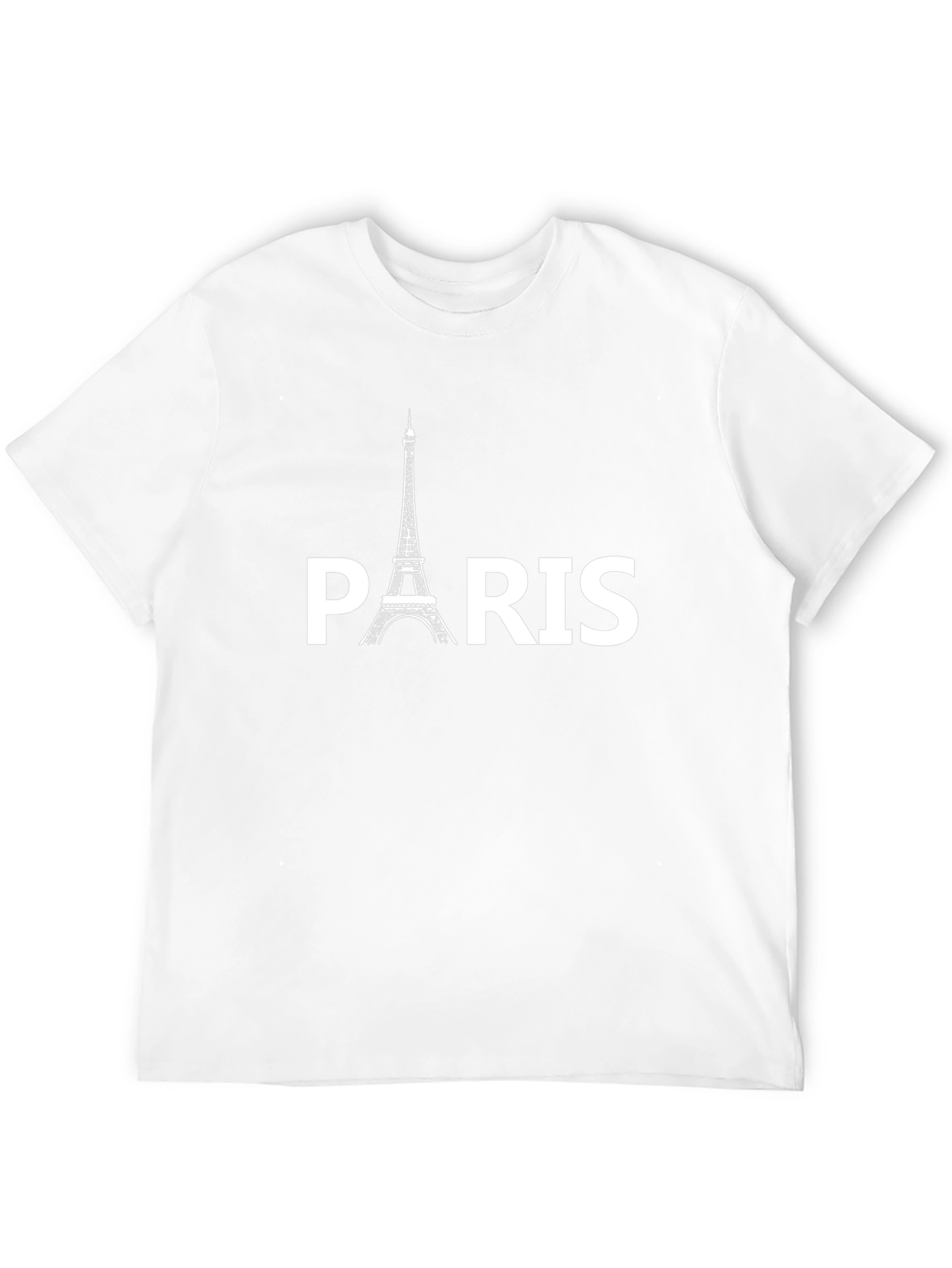 Paris Eiffel Tower Graphic Tee - Soft Cotton Blend