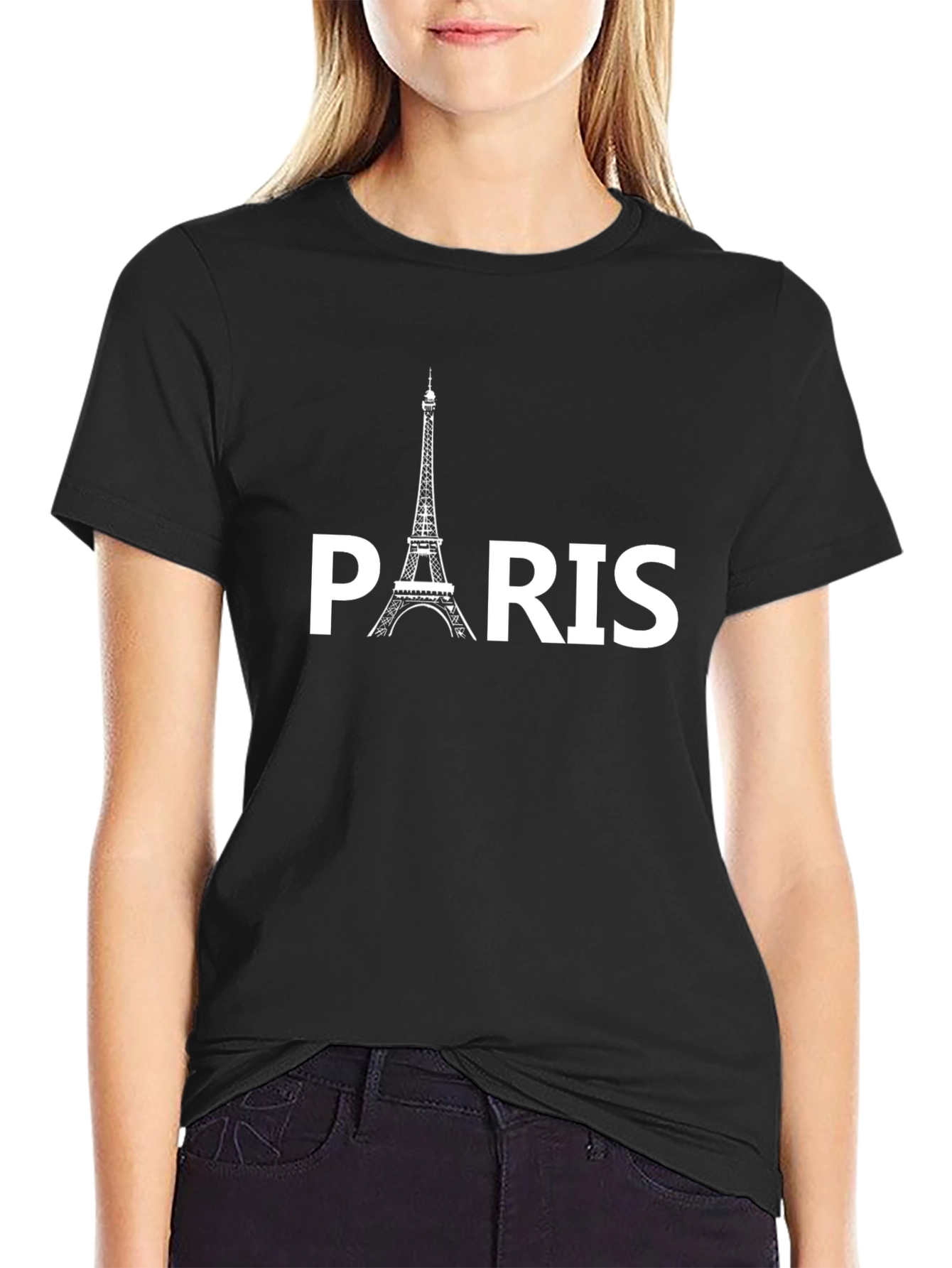 Paris Eiffel Tower Graphic Tee - Soft Cotton Blend