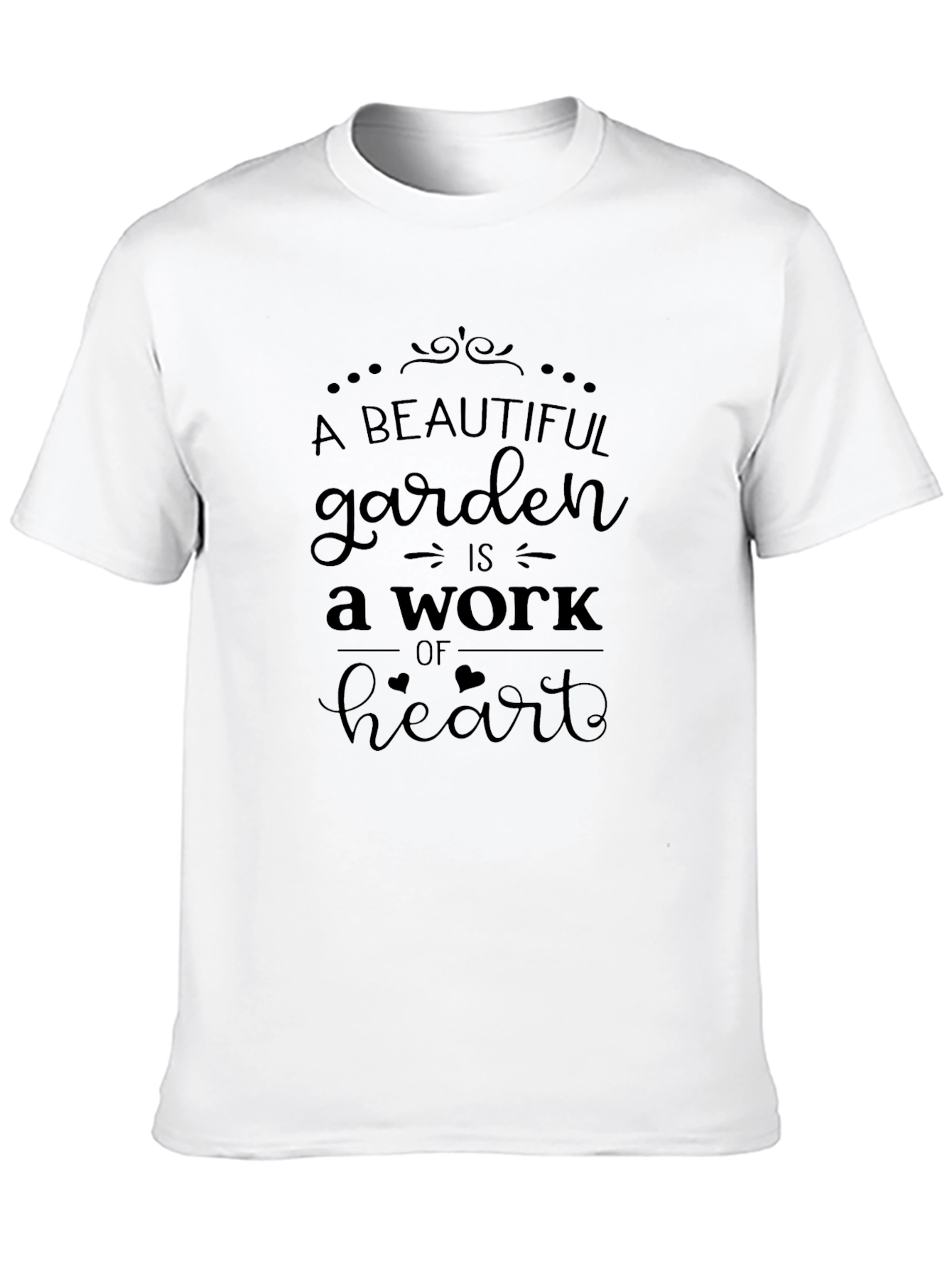Beautiful Garden Work of Heart Graphic Tee