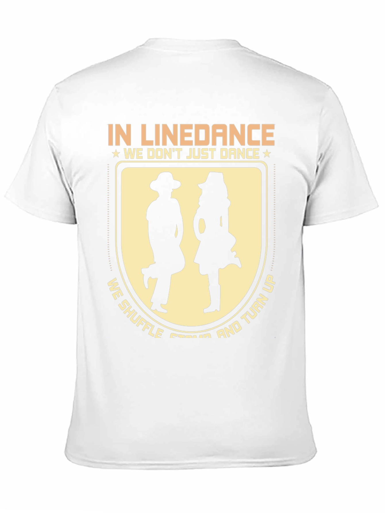 Line Dance Graphic Tee: Shuffle Stomp & Turn Up