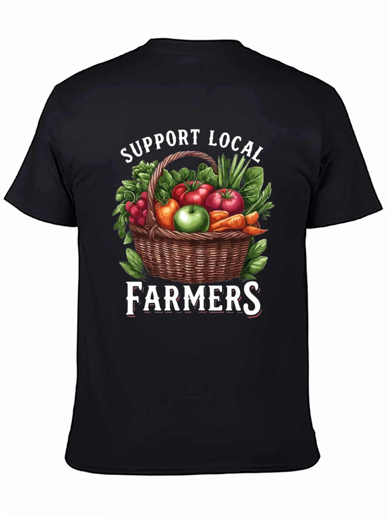 Support Local Farmers Graphic T-Shirt