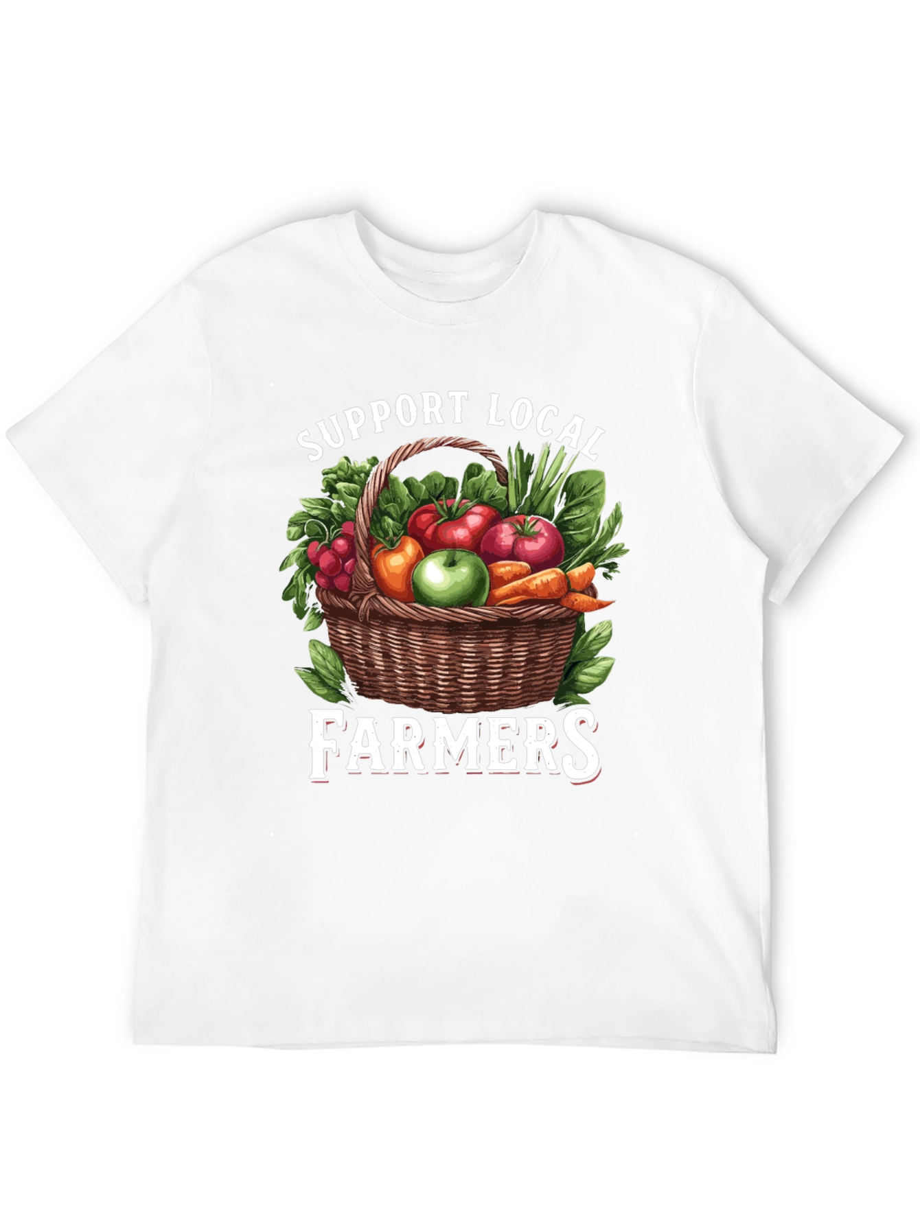 Support Local Farmers Graphic T-Shirt