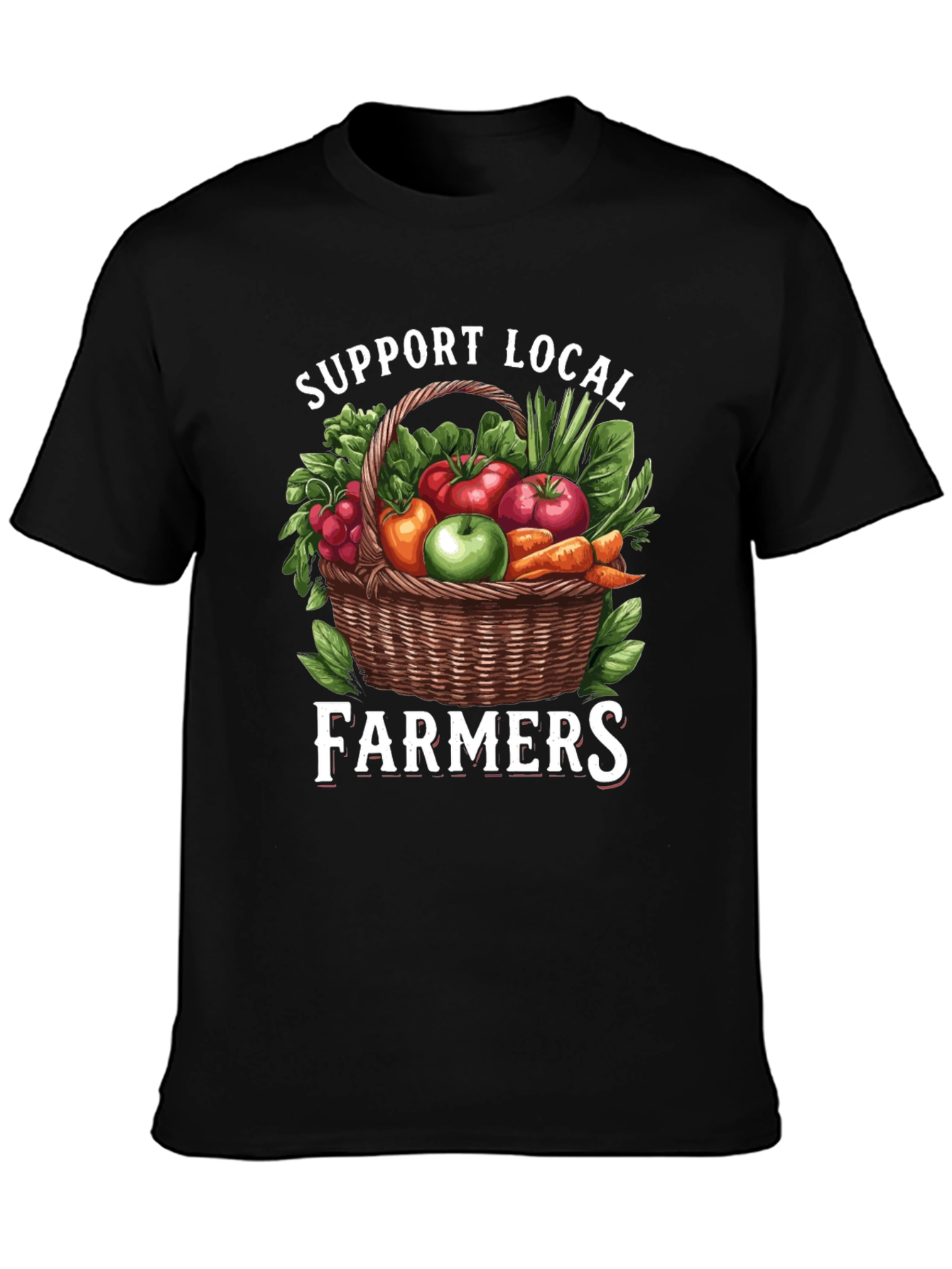 Support Local Farmers Graphic T-Shirt