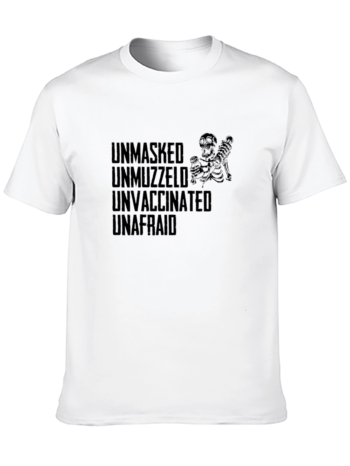 Unmasked Unvaxxed Graphic Tee