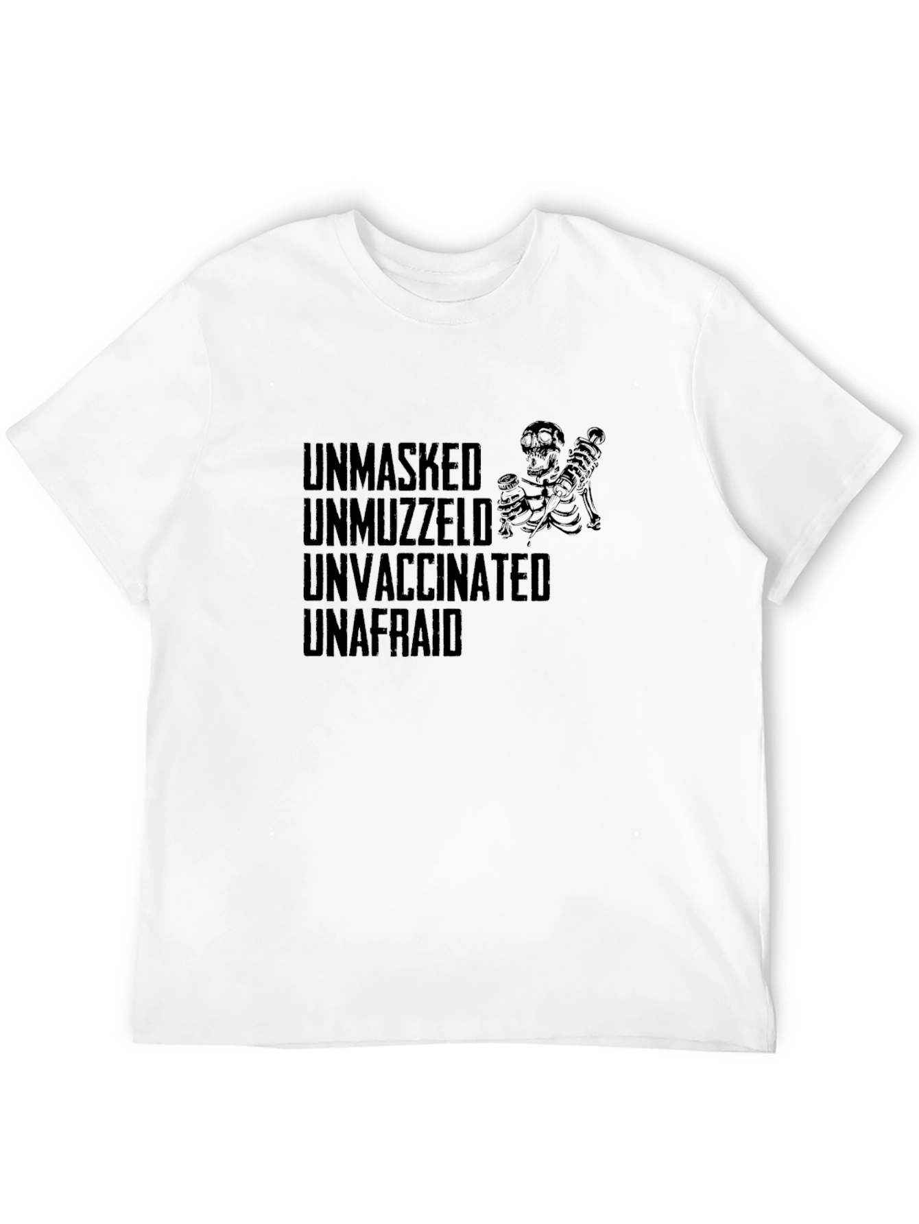 Unmasked Unvaxxed Graphic Tee