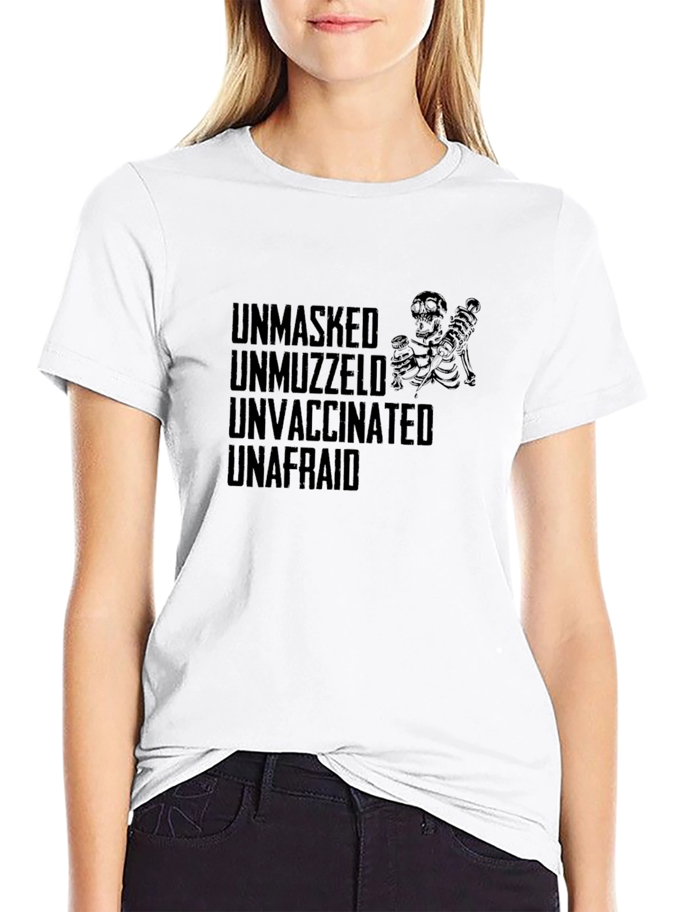 Unmasked Unvaxxed Graphic Tee