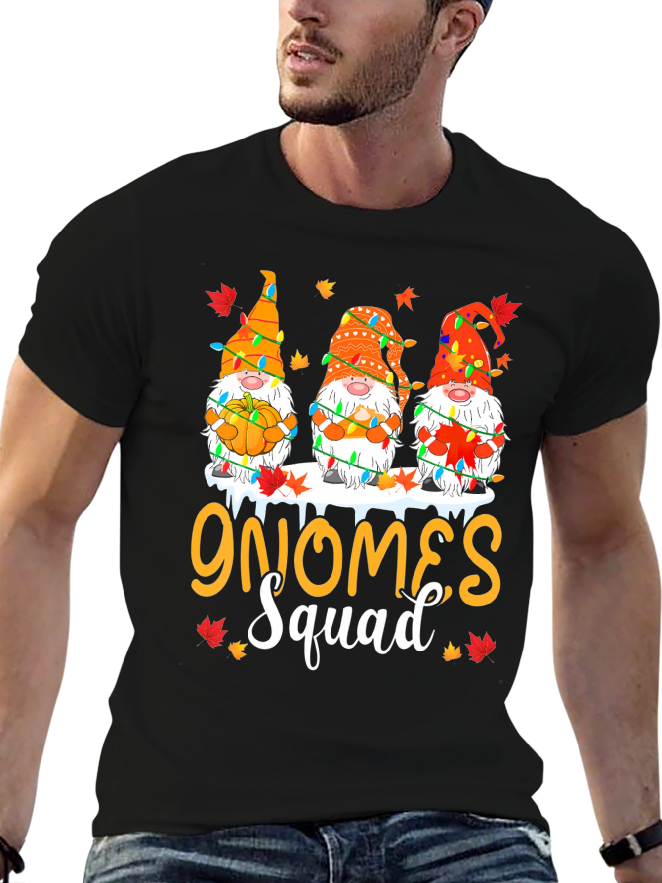 Gnomes Squad Fall Graphic Tee